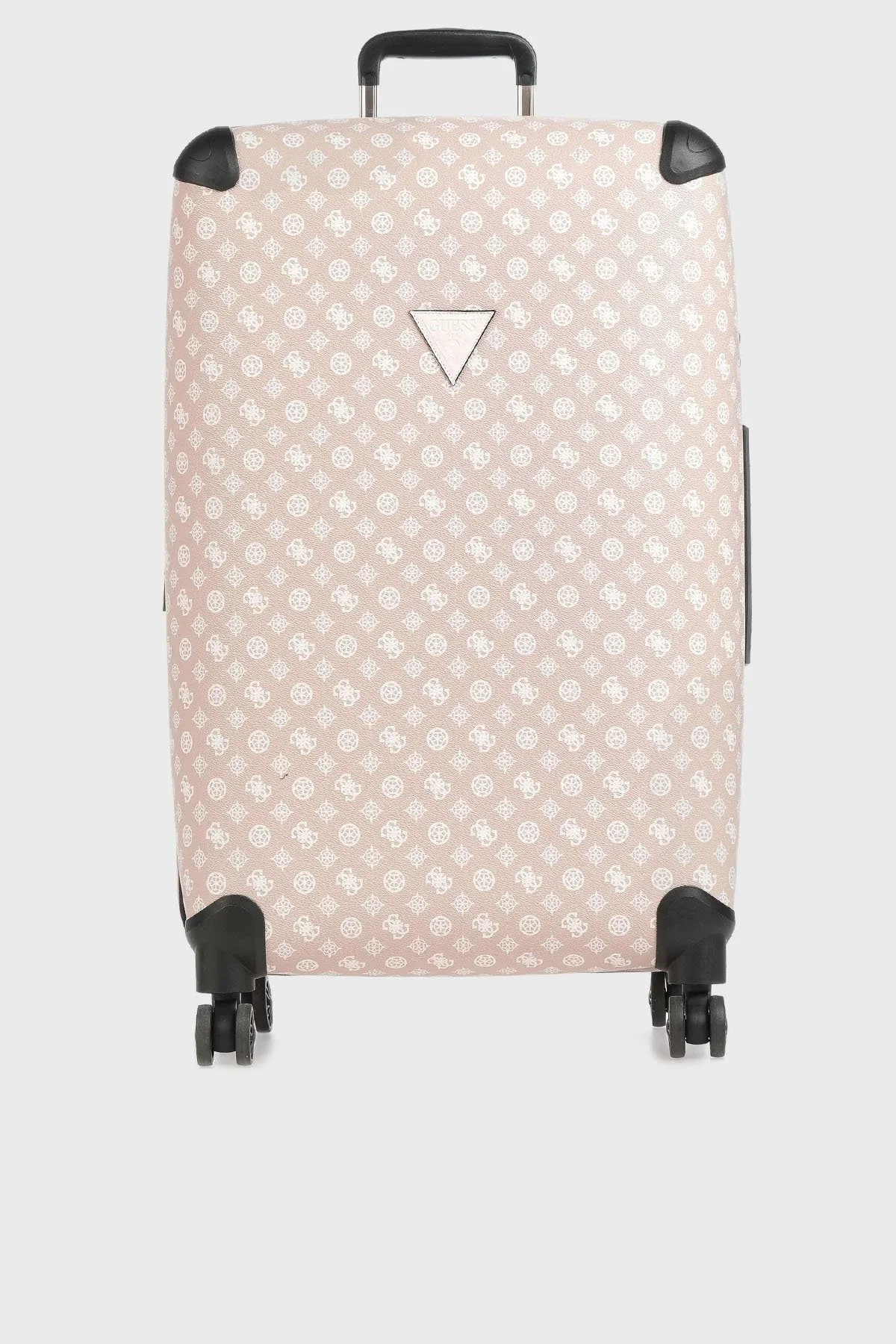 Guess Wilder Logolu Desenli Fermuarlı Büyük Boy TWP74529880 Bayan Valiz TWP745 29880 RWO PUDRA - 7