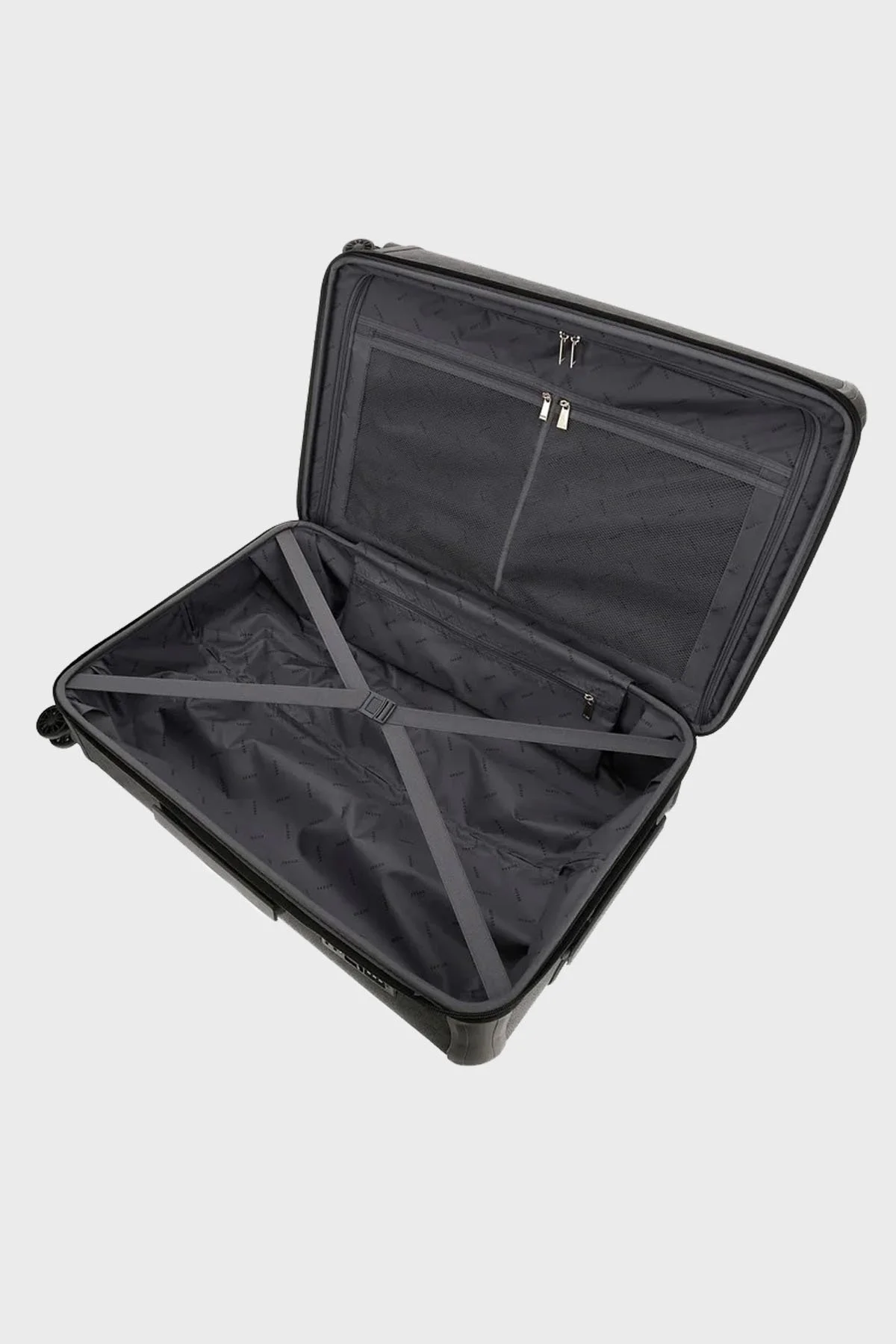 Guess Wilder Logolu Fermuarlı Büyük Boy TWP74529880 Bayan Valiz TWP745 29880 CHC ANTRASİT - 3