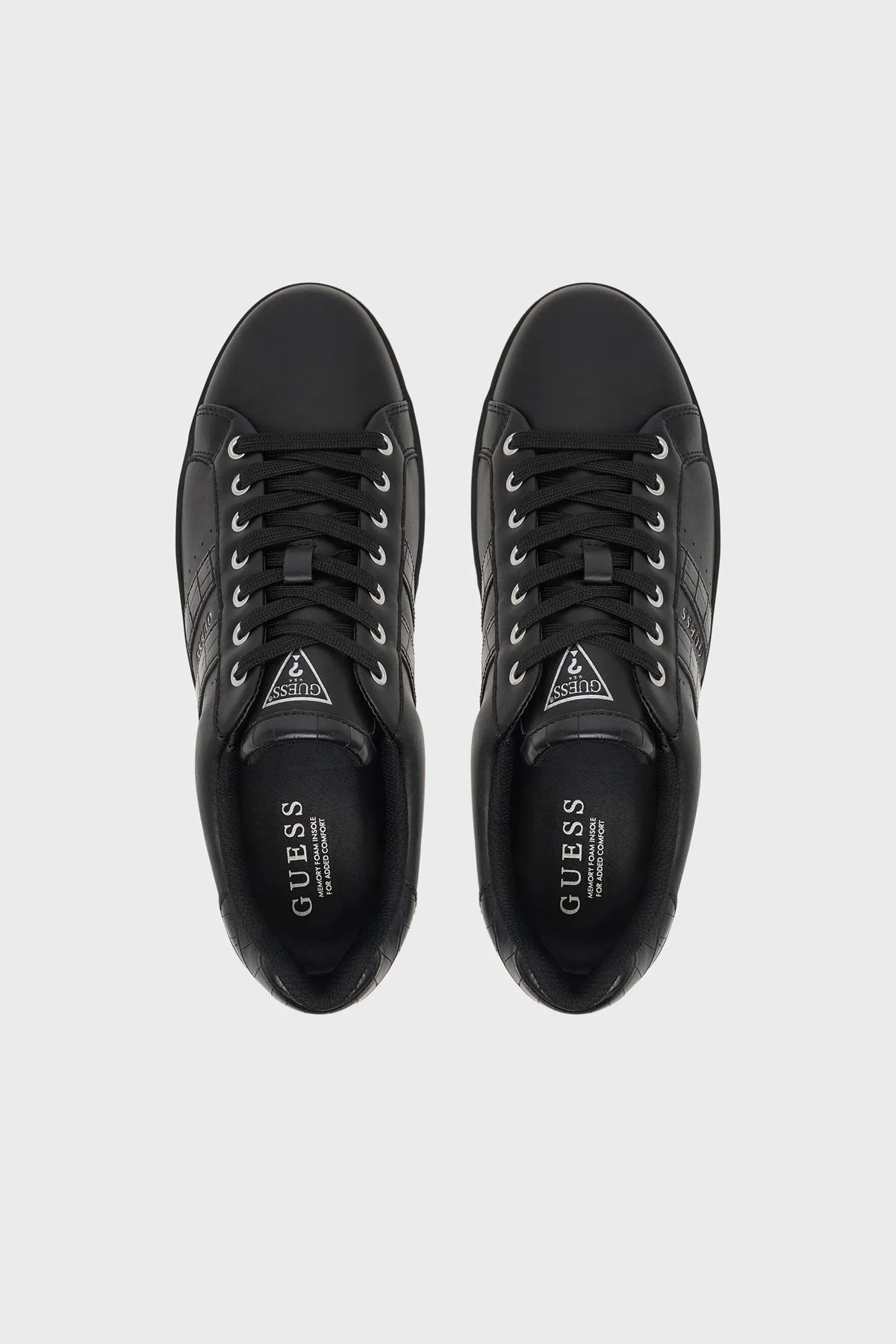 Guess Wycron Erkek Ayakkabı FMFWYC LEA12 BLACK Siyah - 3
