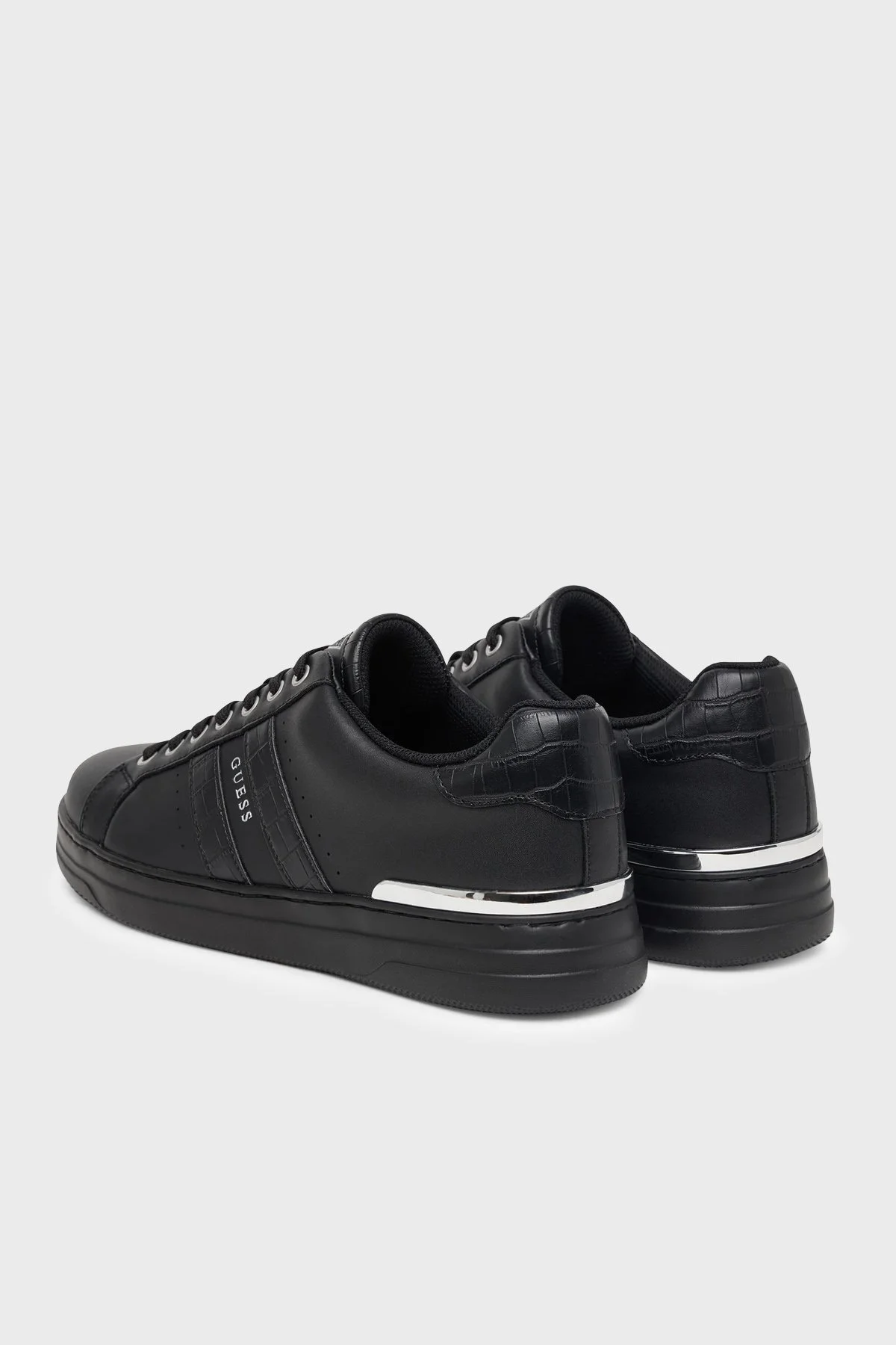 Guess Wycron Erkek Ayakkabı FMFWYC LEA12 BLACK Siyah - 4