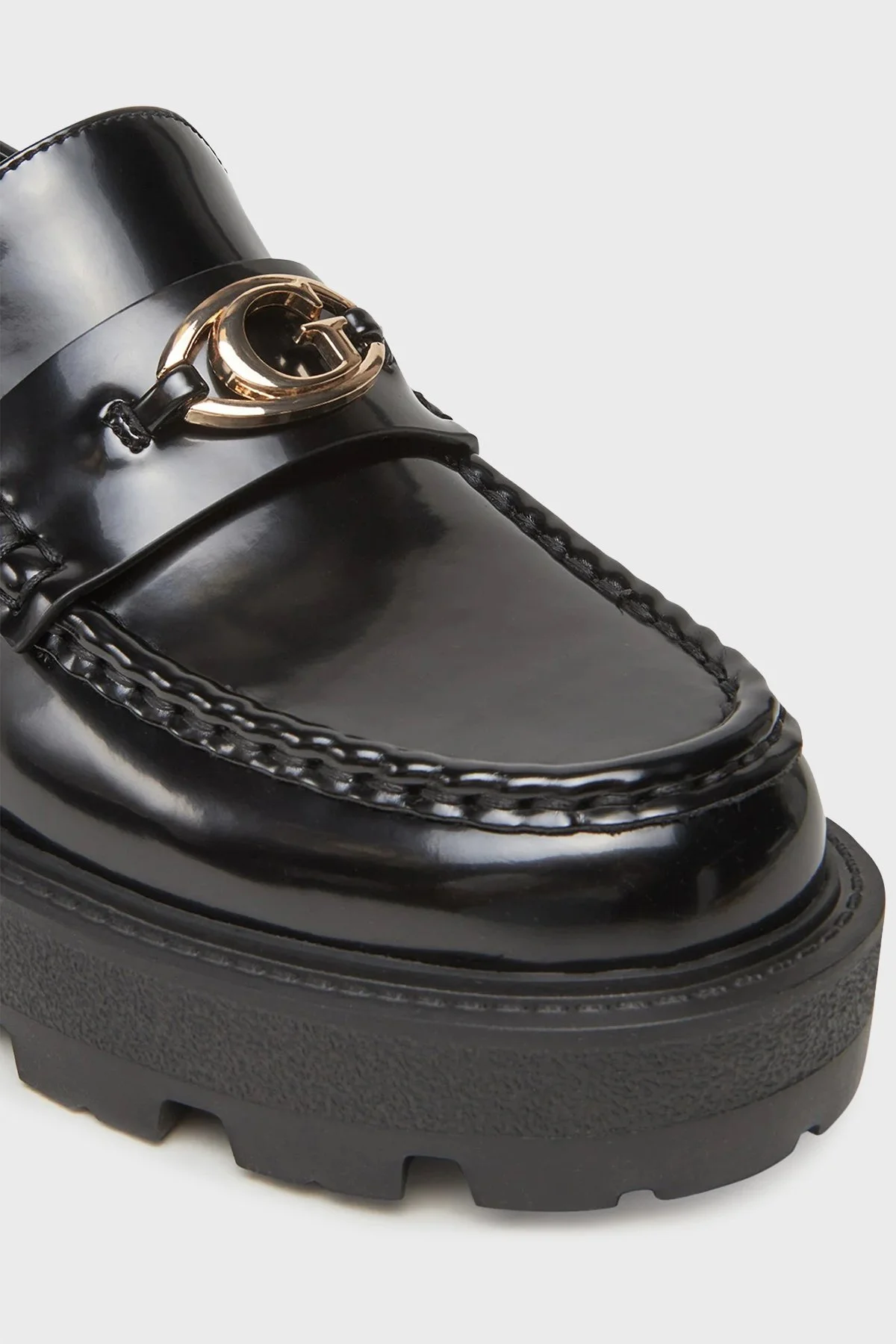 Guess Yanika Logolu Kalın Tabanlı Makosen FLTYNKELE14 Bayan Ayakkabı FLTYNK ELE14 BLACK SİYAH - 11