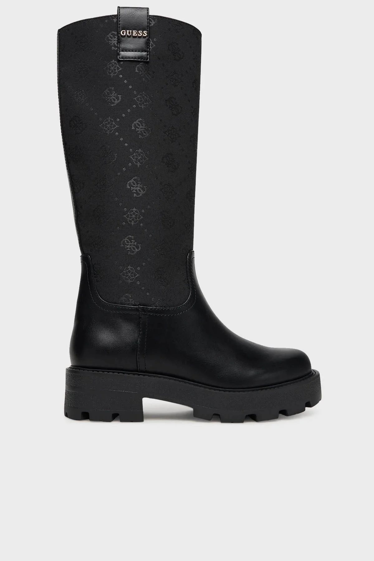 Guess Yannis 4G Logolu Uzun FLFYNNFAL11 Bayan Çizme FLFYNN FAL11 BLACK SİYAH - 1