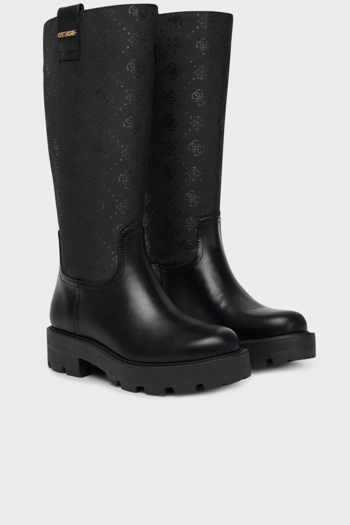 Guess Yannis 4G Logolu Uzun FLFYNNFAL11 Bayan Çizme FLFYNN FAL11 BLACK SİYAH - 2