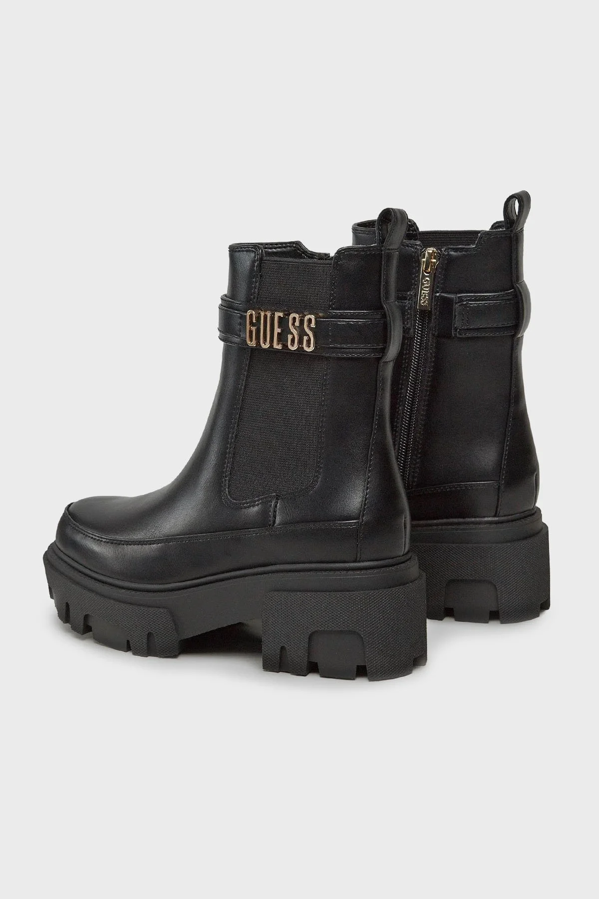 Guess Yelma Fermuarlı FL8YEAELE10 Kadın Bot FL8YEA ELE10 BLACK SİYAH - 3