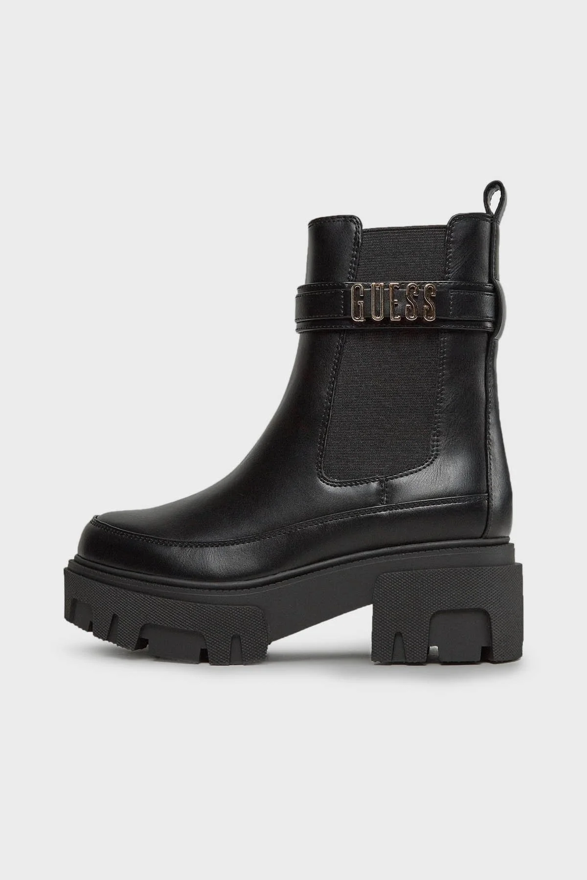 Guess Yelma Fermuarlı FL8YEAELE10 Kadın Bot FL8YEA ELE10 BLACK SİYAH - 4