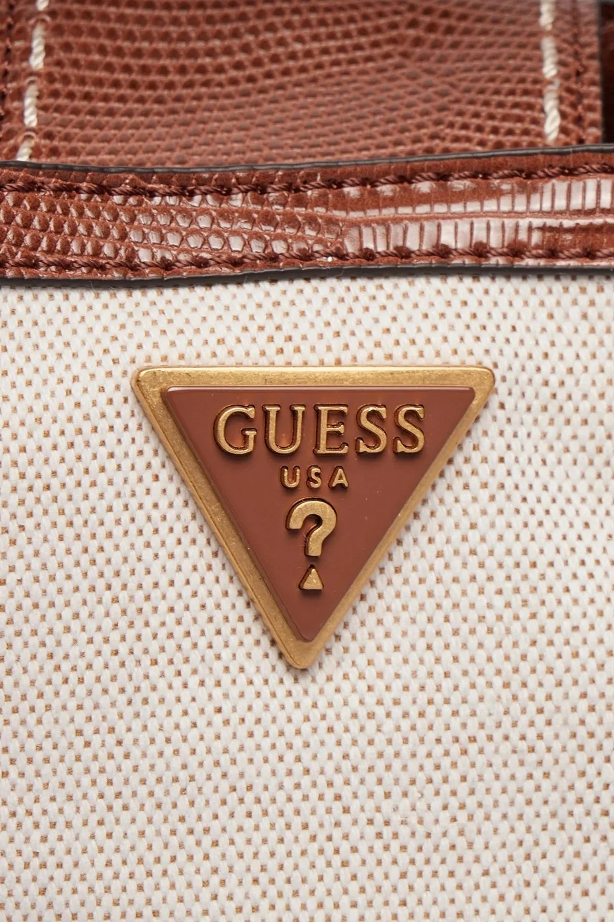 Guess Zabry Logolu Çıkarılabilir Uzatma Askılı HWWA9233060 Bayan Çanta HWWA9233060 COG EKRU - 5