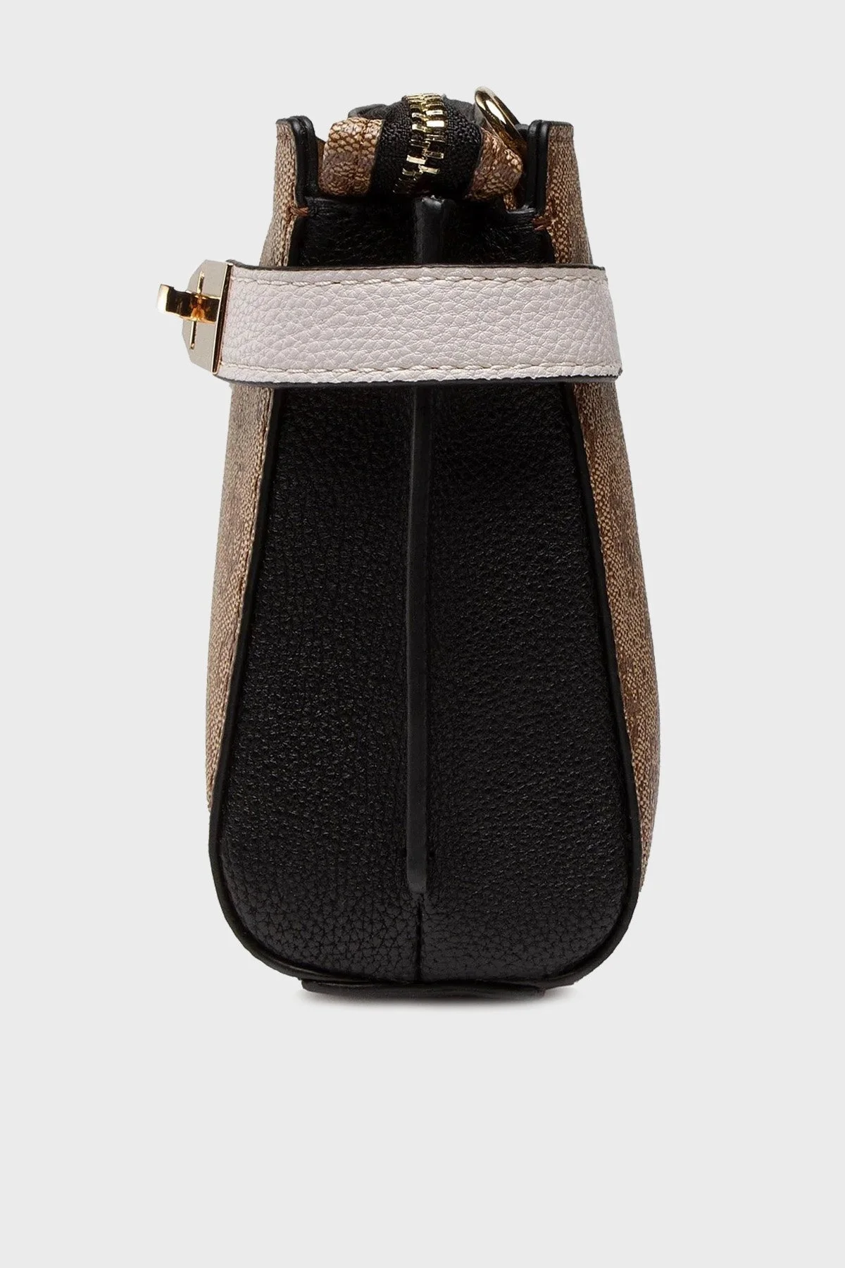 Guess Zadie Logolu Çıkarılabilir Omuz Askılı Mini Bayan Çanta HWSG8396720 LBL KAHVE - 4