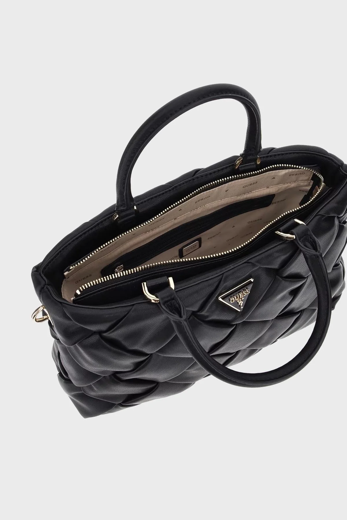 Guess Zaina Çıkarılabilir Omuz Askılı Bayan Çanta HWWG8986060 BLA SİYAH - 5