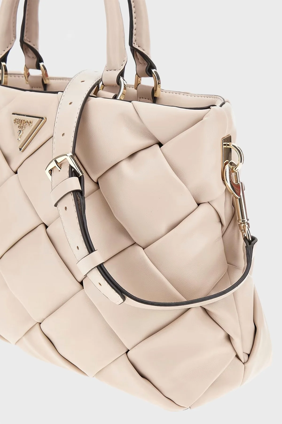 Guess Zaina Çıkarılabilir Omuz Askılı Bayan Çanta HWWG8986060 STO PUDRA - 5