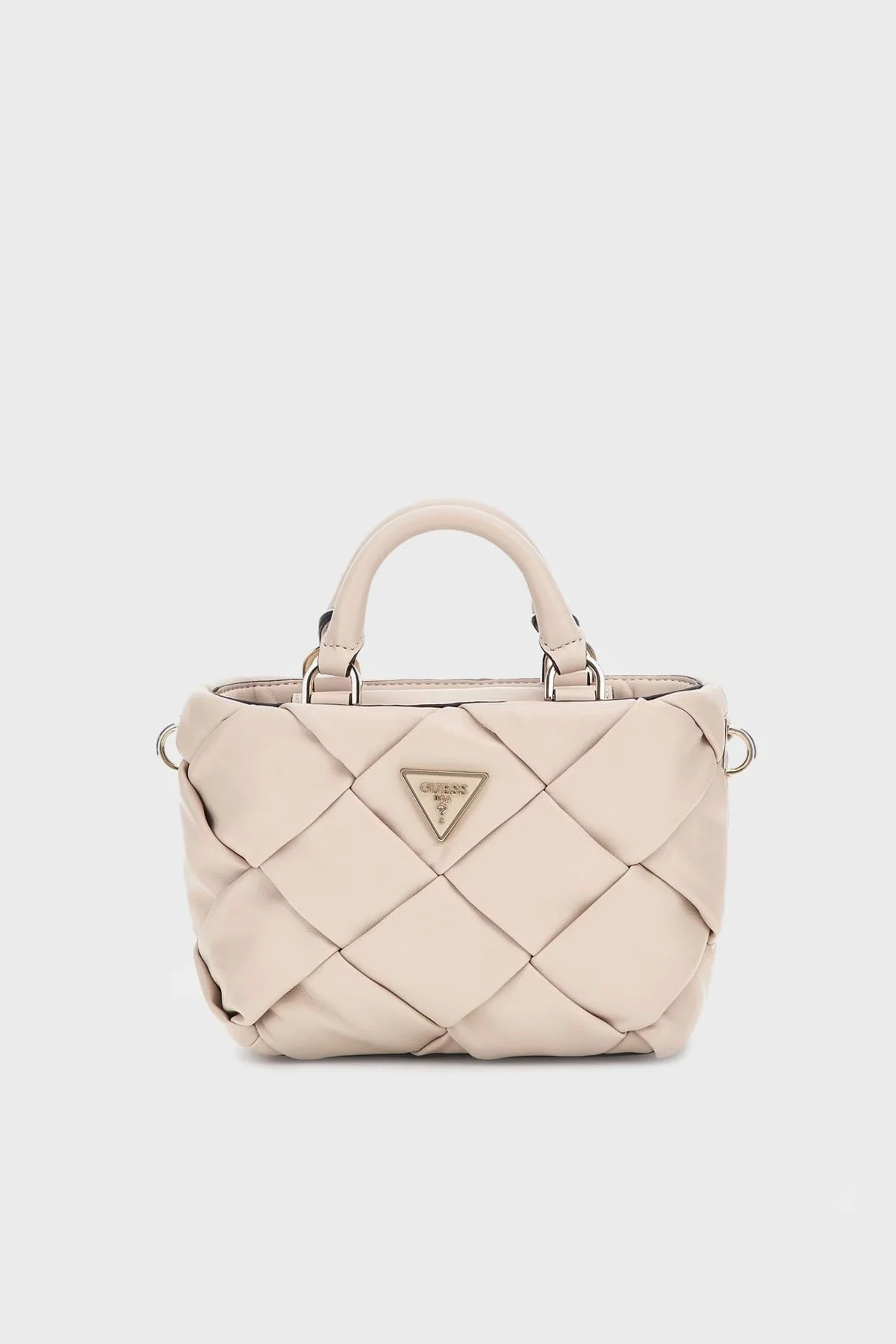 Guess Zaina Çıkarılabilir Uzatma Askılı Mini Bayan Çanta HWWG8986760 STO KREM - 1