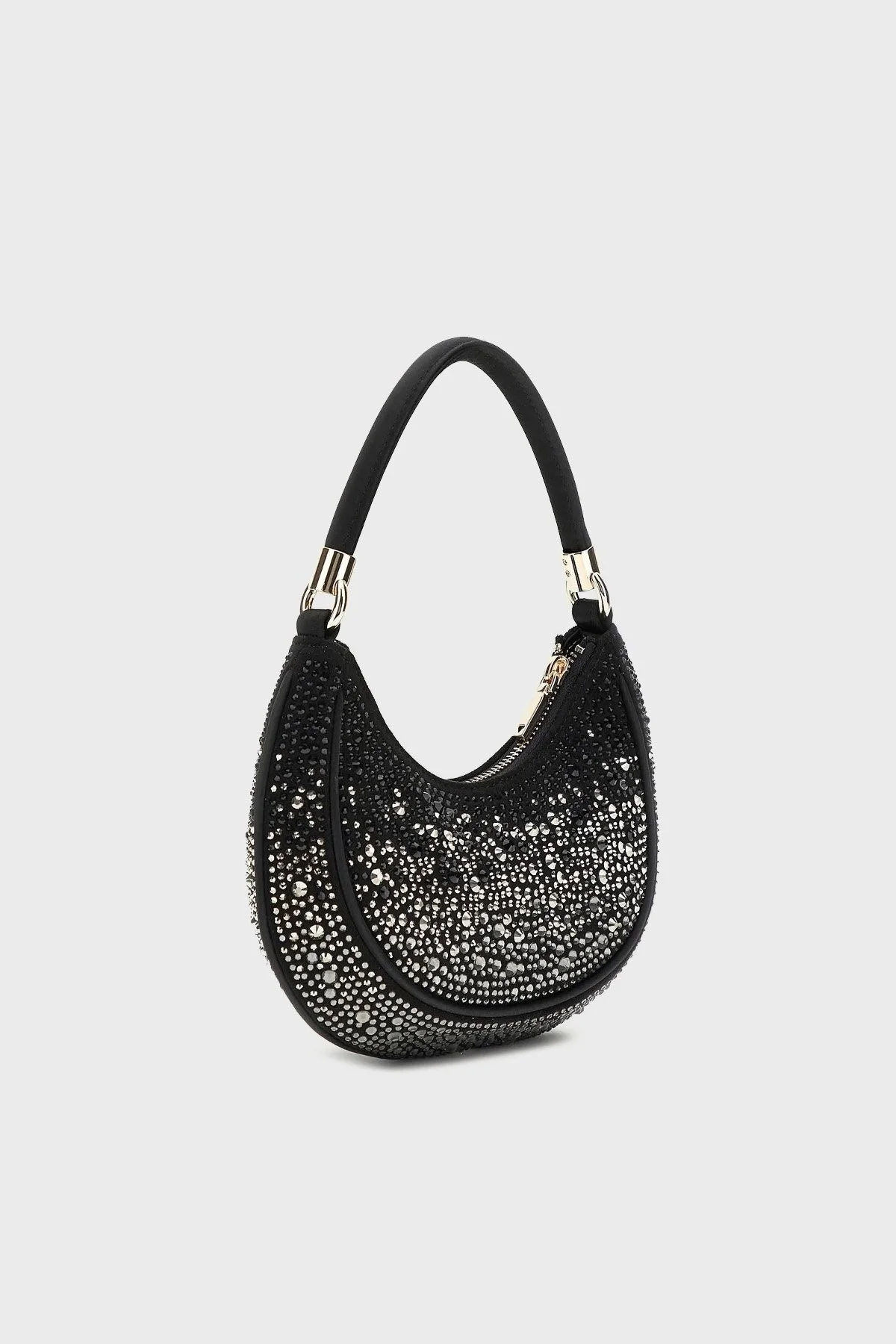 Guess Zalina Logolu Taşlı Çıkarılabilir Zincir Askılı HWRO9350010 Bayan Çanta HWRO93 50010 BLA SİYAH - 2