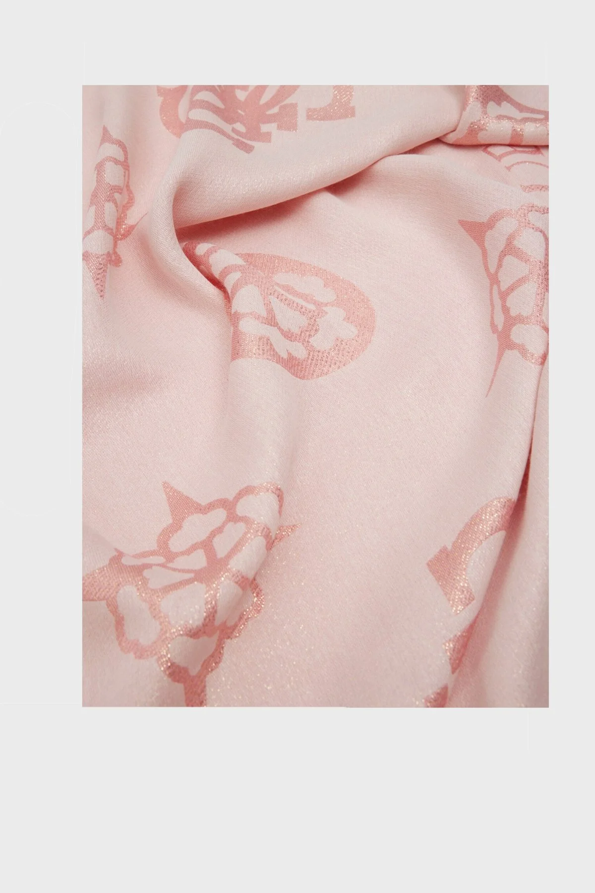 Guess Zalina Parlak Modal Karışımlı 80 x 180 cm Çift Taraflı AW5273VIS03 Kadın Şal AW5273 VIS03 DRE AÇIK PEMBE - 2