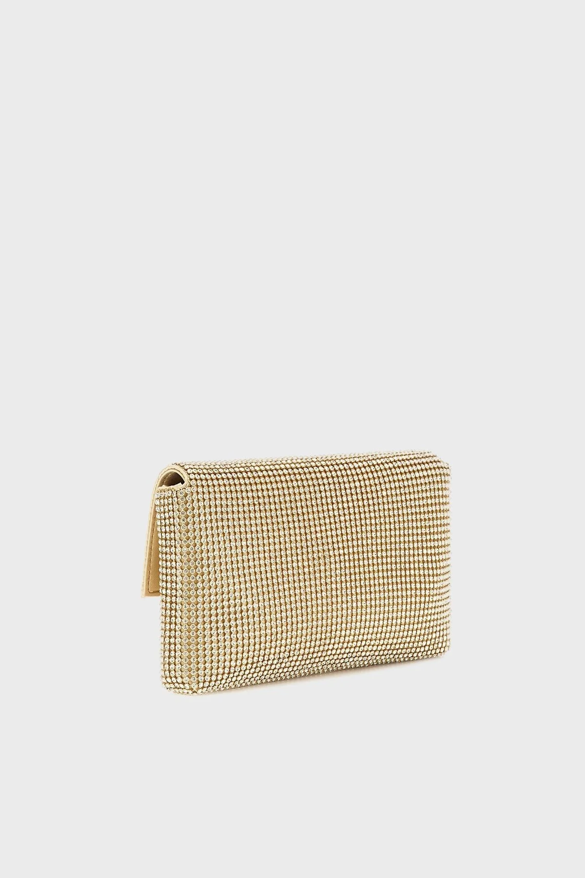 Guess Zalina Taşlı Çıkarılabilir Zincir Askılı Mini HWRP9350700 Bayan Çanta HWRP93 50700 GOL GOLD - 10