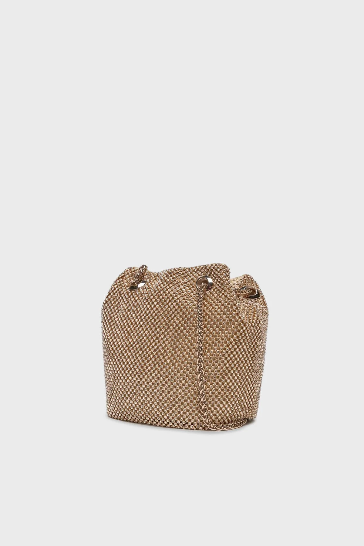 Guess Zalina Taşlı Zincir Askılı HWRP9350750 Bayan Çanta HWRP93 50750 GOL GOLD - 4