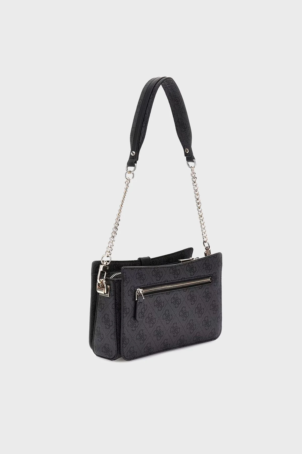 Guess Zamira 4G Logolu Çıkarılabilir Askılı HWSG9629180 Bayan Çanta HWSG96 29180 CLO ANTRASİT - 8