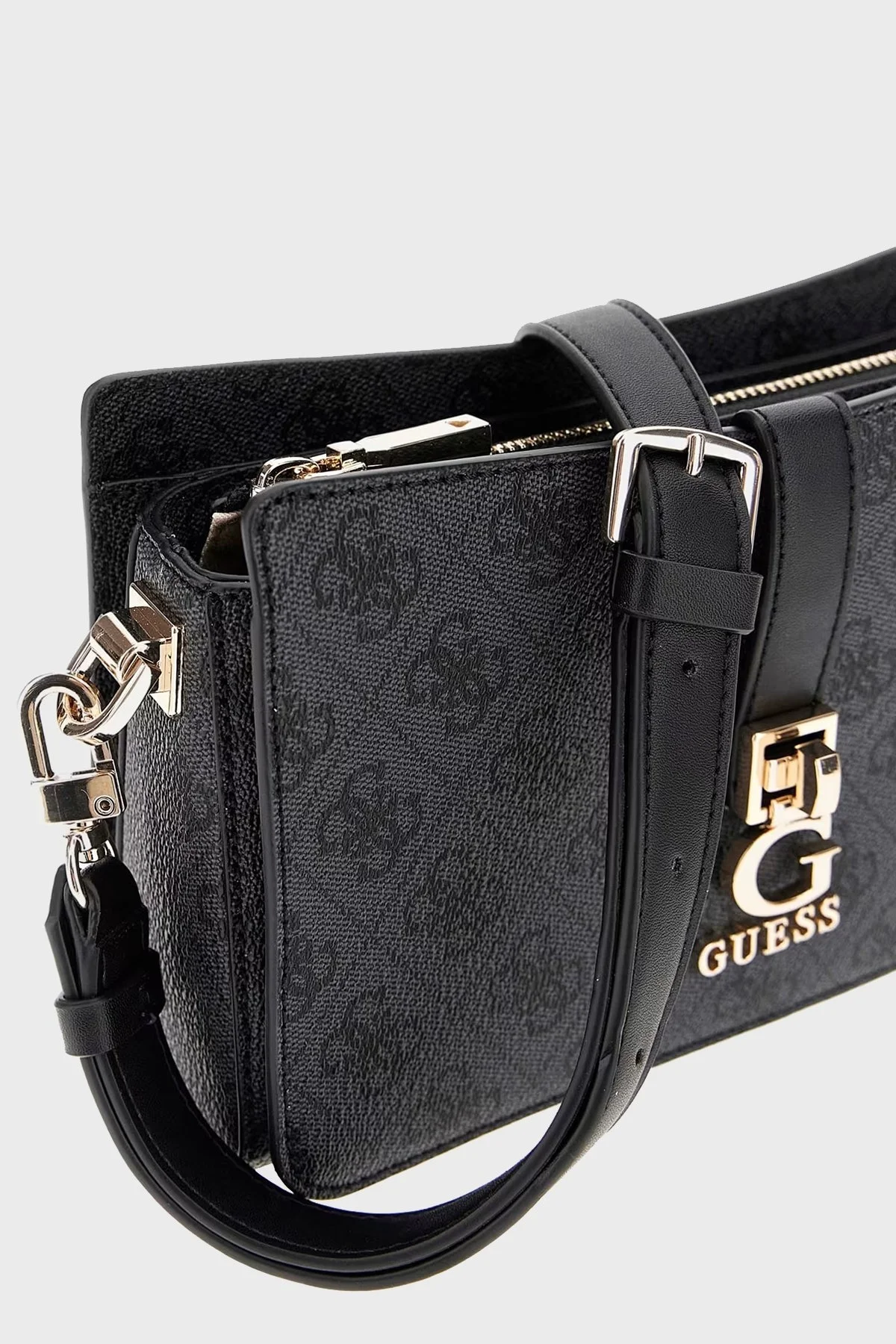 Guess Zamira 4G Logolu Çıkarılabilir Askılı HWSG9629180 Bayan Çanta HWSG96 29180 CLO ANTRASİT - 9