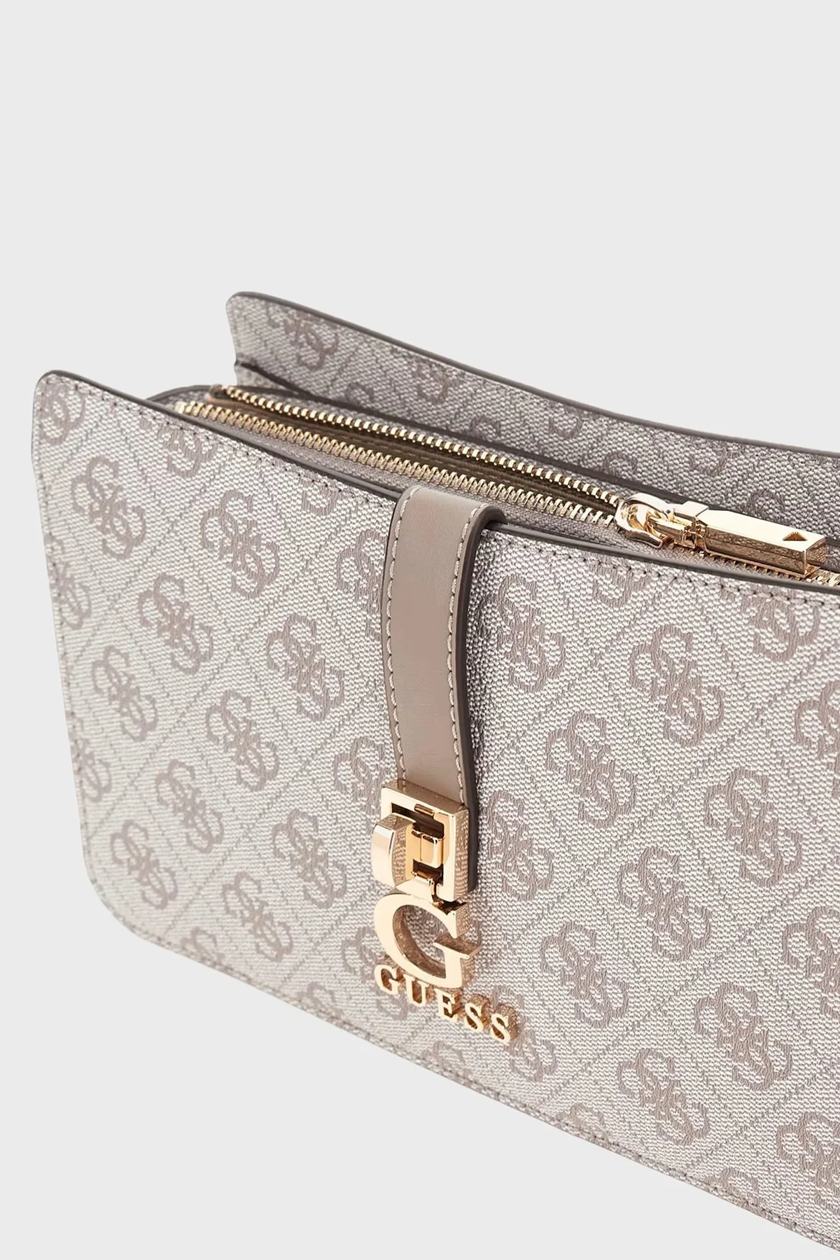 Guess Zamira 4G Logolu Çıkarılabilir Askılı HWSG9629180 Bayan Çanta HWSG96 29180 DKO EKRU - 7