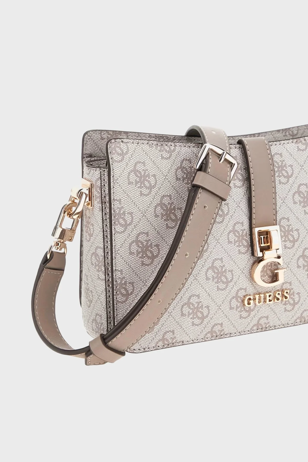 Guess Zamira 4G Logolu Çıkarılabilir Askılı HWSG9629180 Bayan Çanta HWSG96 29180 DKO EKRU - 8