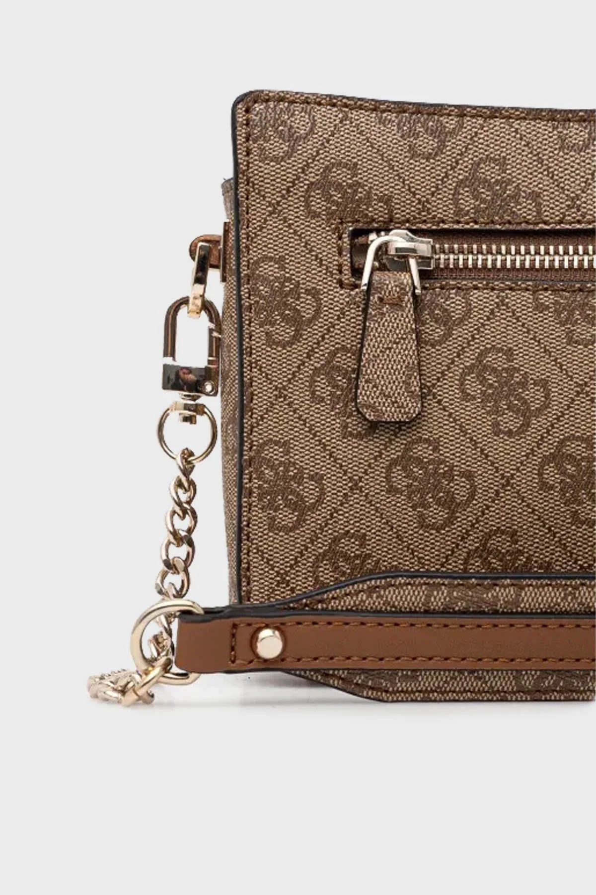 Guess Zamira 4G Logolu Çıkarılabilir Askılı HWSG9629180 Bayan Çanta HWSG96 29180 LTL KAHVE - 8