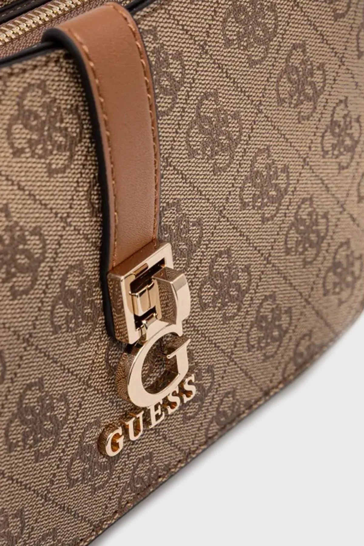 Guess Zamira 4G Logolu Çıkarılabilir Askılı HWSG9629180 Bayan Çanta HWSG96 29180 LTL KAHVE - 10