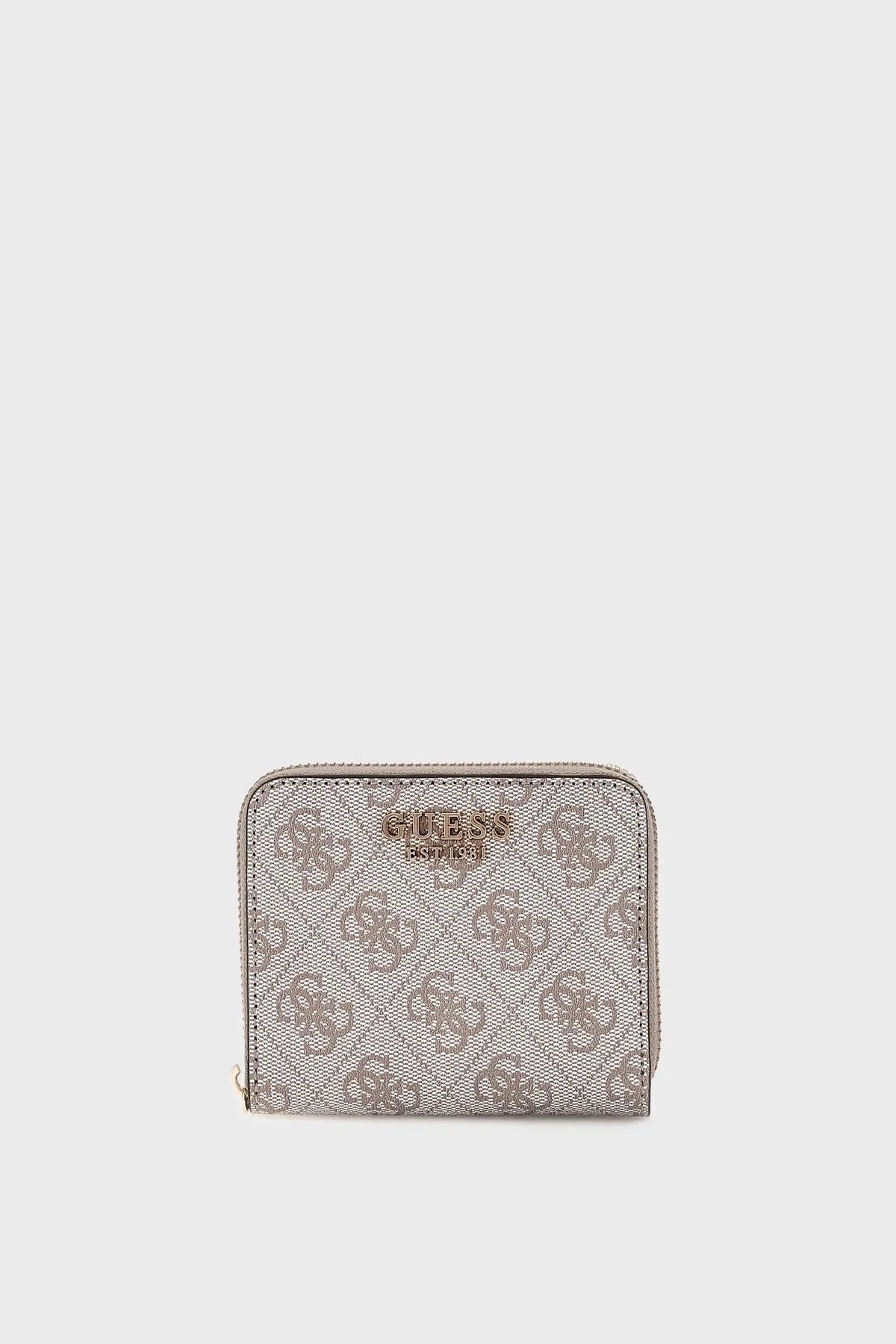 Guess Zamira 4G Logolu Fermuarlı SWSG9629137 Bayan Cüzdan SWSG96 29137 DKO EKRU - 4