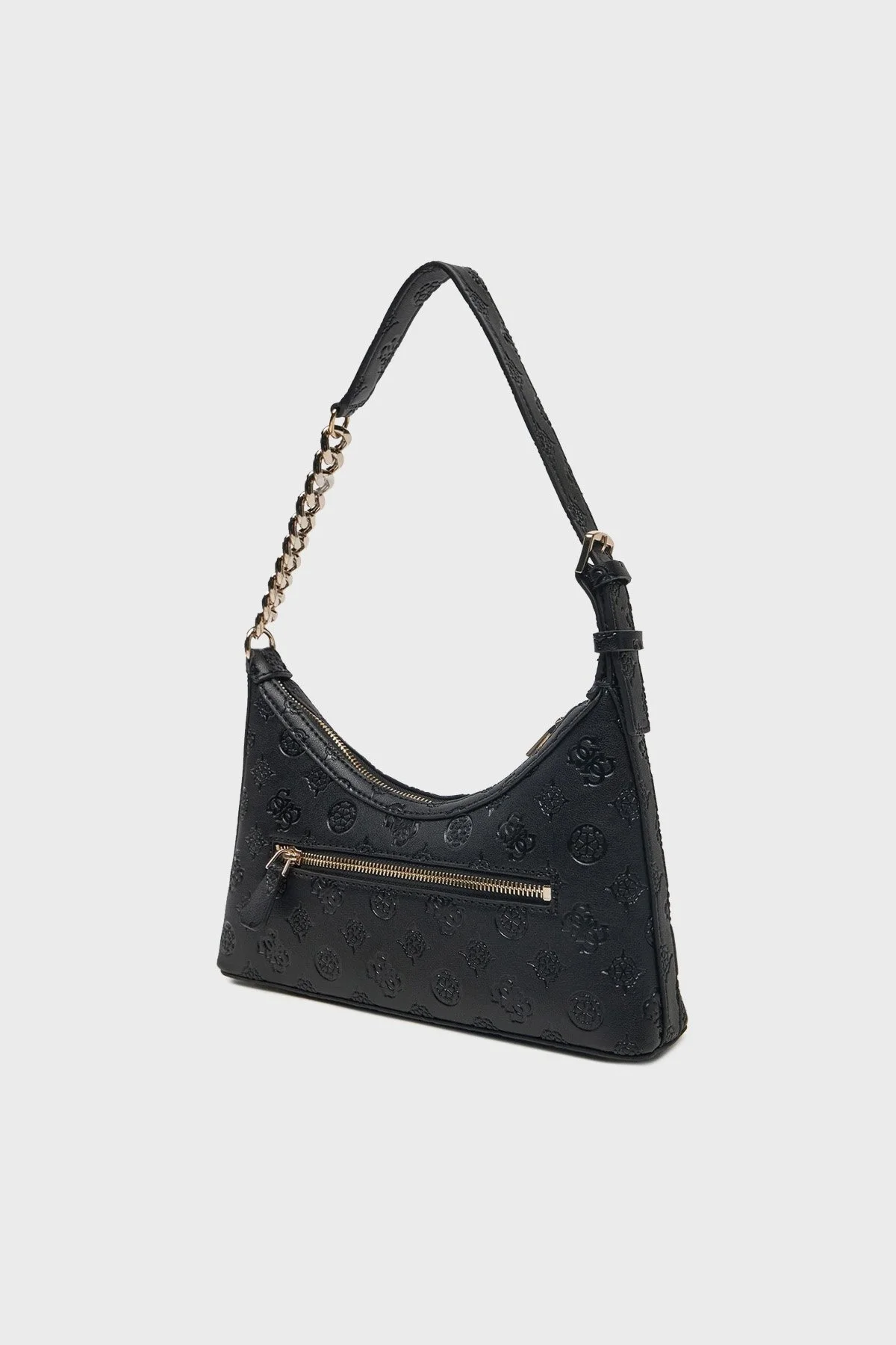 Guess Zarela Kabartmalı Logo Baskılı Ayarlanabilir Askılı HWPD9630180 Bayan Çanta HWPD96 30180 BLO SİYAH - 8