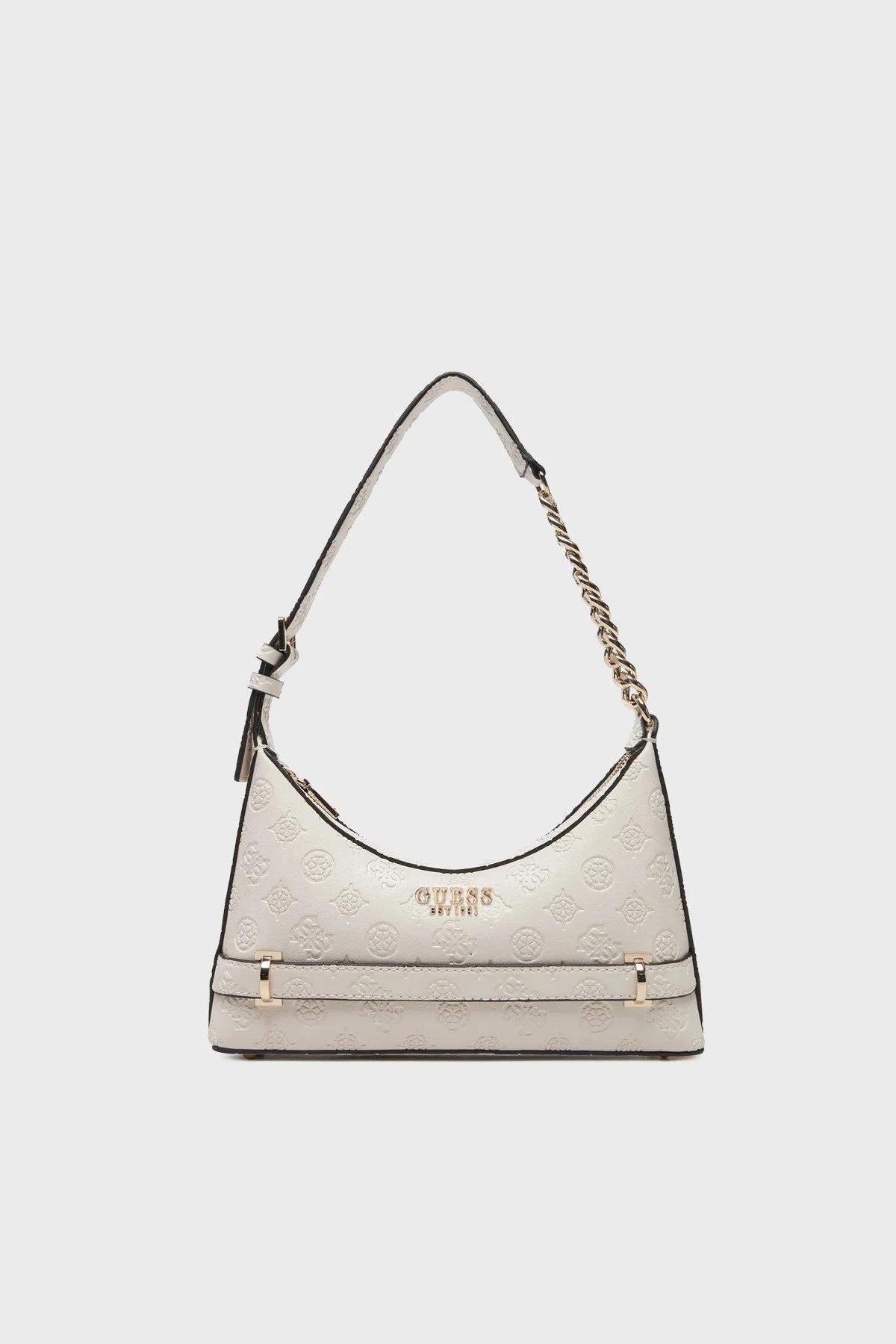 Guess Zarela Kabartmalı Logo Baskılı Ayarlanabilir Askılı HWPD9630180 Bayan Çanta HWPD96 30180 OFL BEYAZ - 6