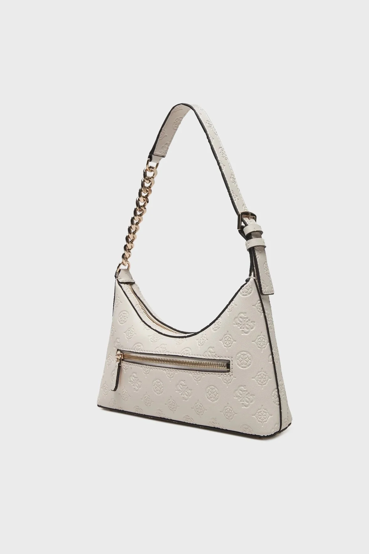 Guess Zarela Kabartmalı Logo Baskılı Ayarlanabilir Askılı HWPD9630180 Bayan Çanta HWPD96 30180 OFL BEYAZ - 8