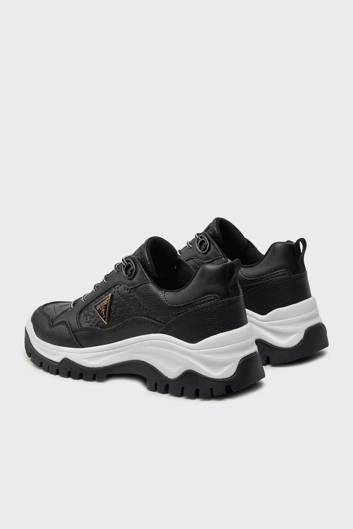 Guess Zaylin Logolu Kalın Tabanlı Sneaker FLJZAYFAL12 Bayan Ayakkabı FLJZAY FAL12 BLACK SİYAH - 2