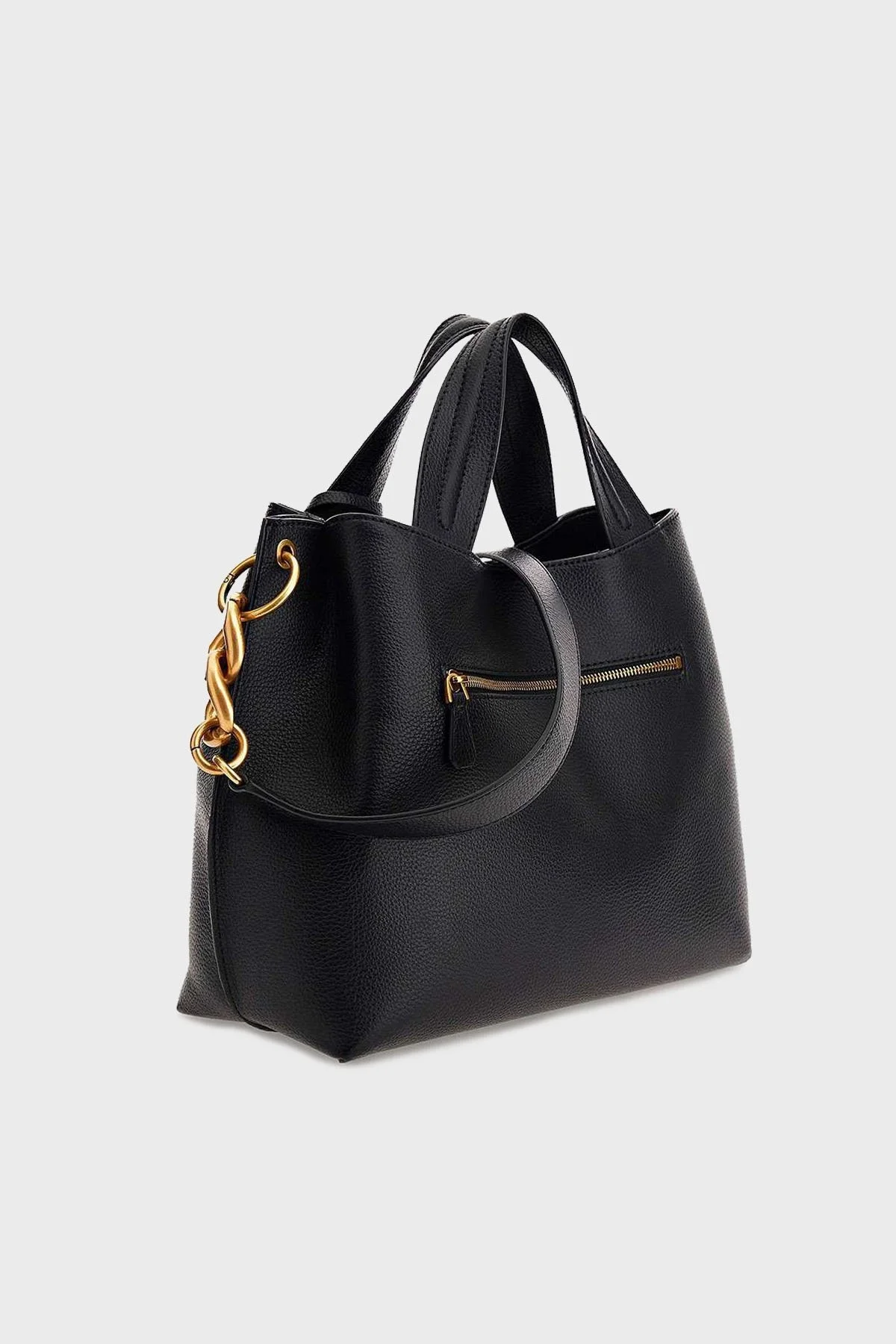Guess Zed Logolu Zincir Askılı Bayan Çanta HWVB8683220 BLA SİYAH - 3