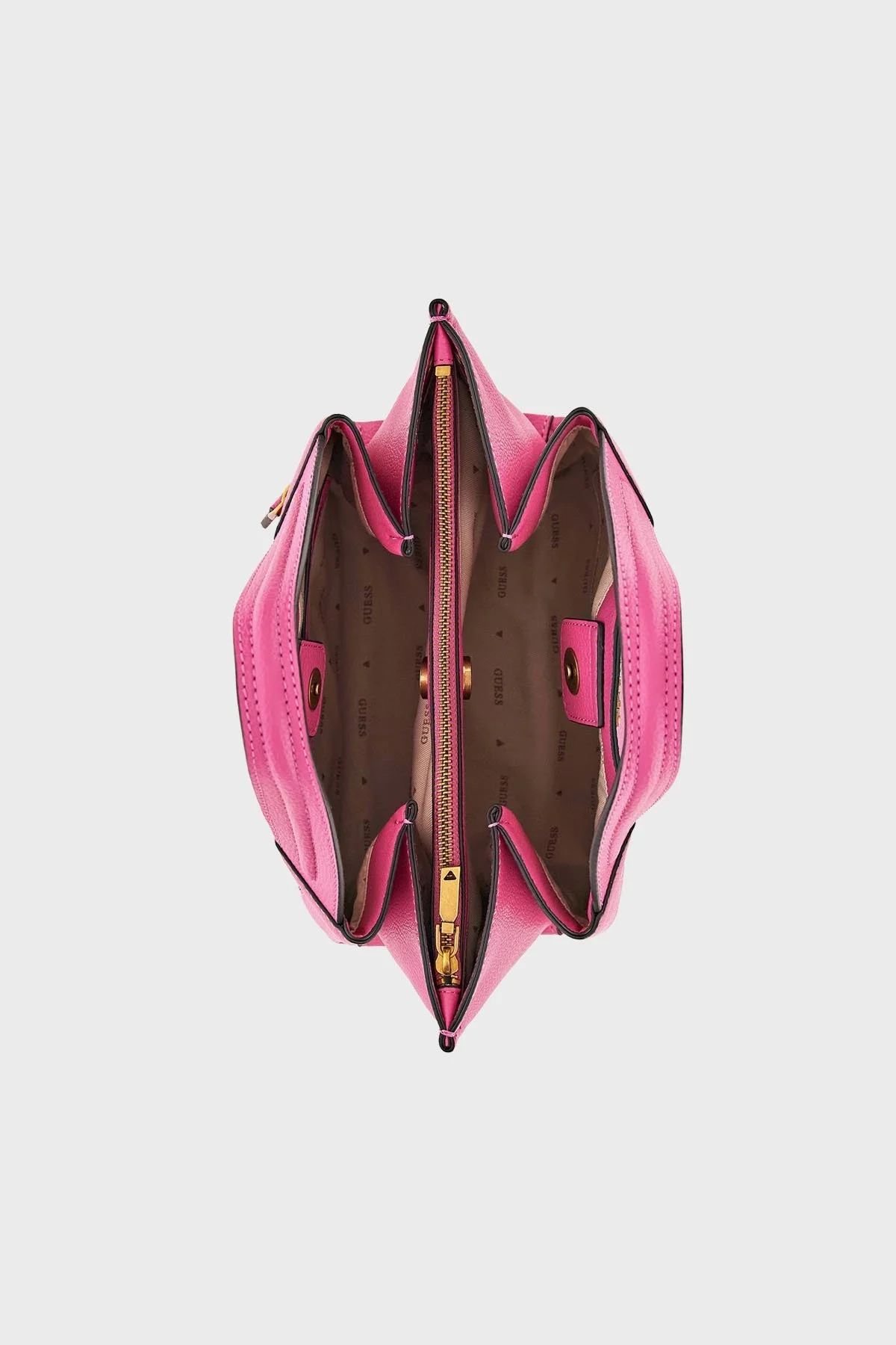 Guess Zed Logolu Zincir Askılı Bayan Çanta HWVB8683220 FUC FUŞYA - 5