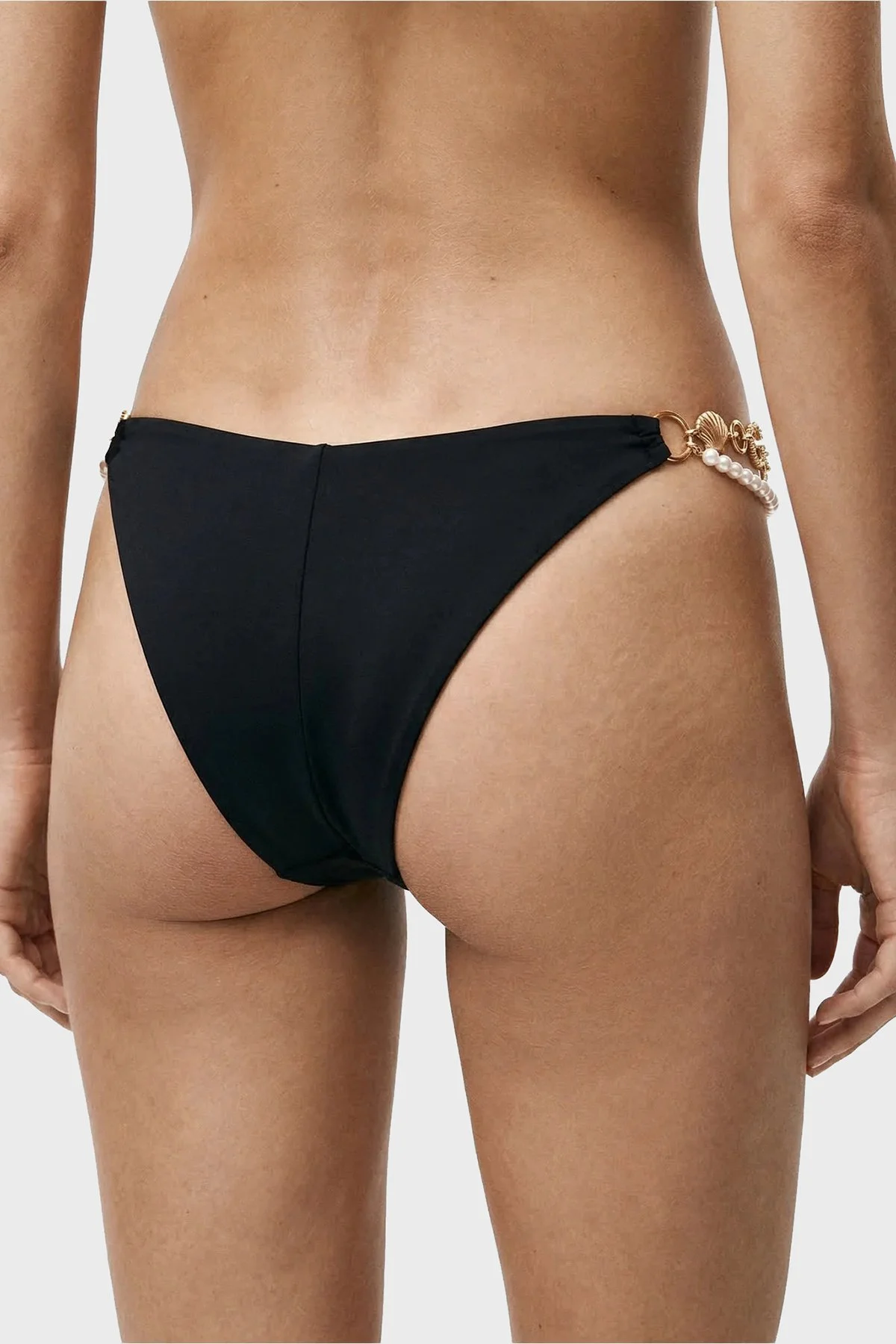 Guess Zincirli Brezilya Bikini Alt E6GO00KF412 Kadın Bikini Altı E6GO00 KF412 JBLK SİYAH - 3