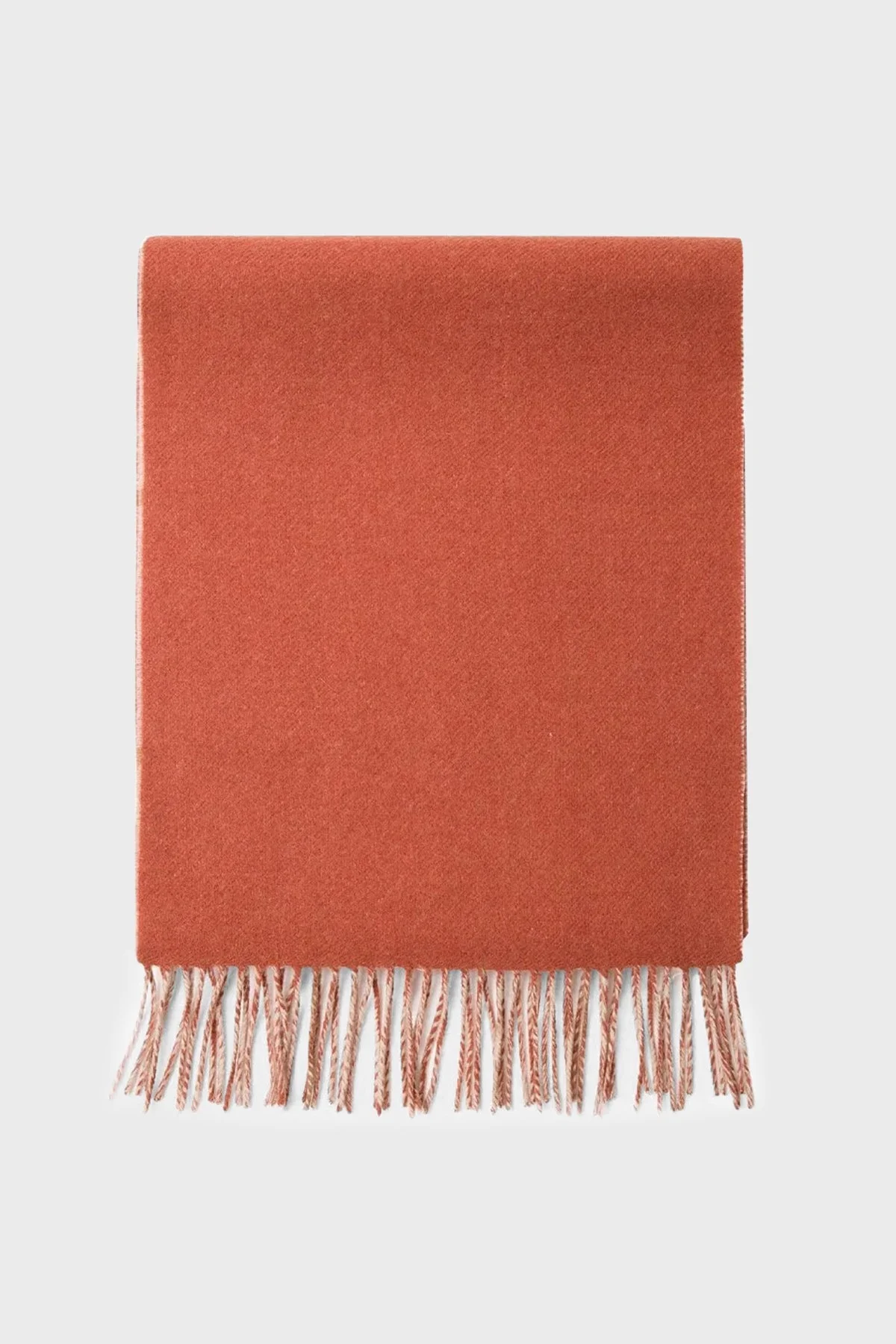 Hackett Yünlü Çift Taraflı Unisex Şal HM042384 951TAUPE Tarçın - 3