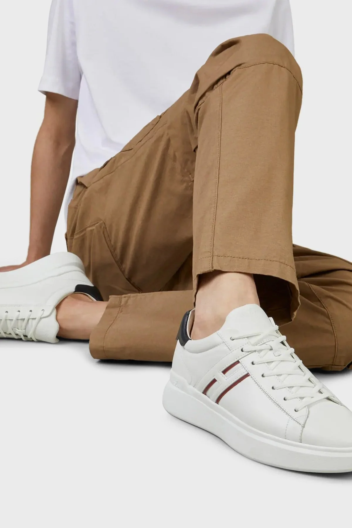 Hogan Hakiki Deri Sneaker Erkek Ayakkabı HXM5800DV42QI514ZZ BEYAZ - 2