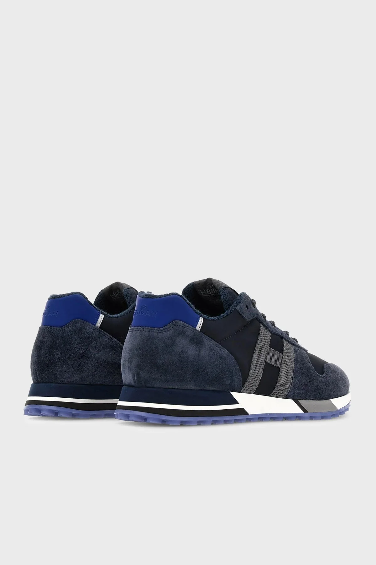 Hogan Hakiki Deri Süet Spor Erkek Ayakkabı HXM3830AN51R6Y99PP LACİVERT - 3
