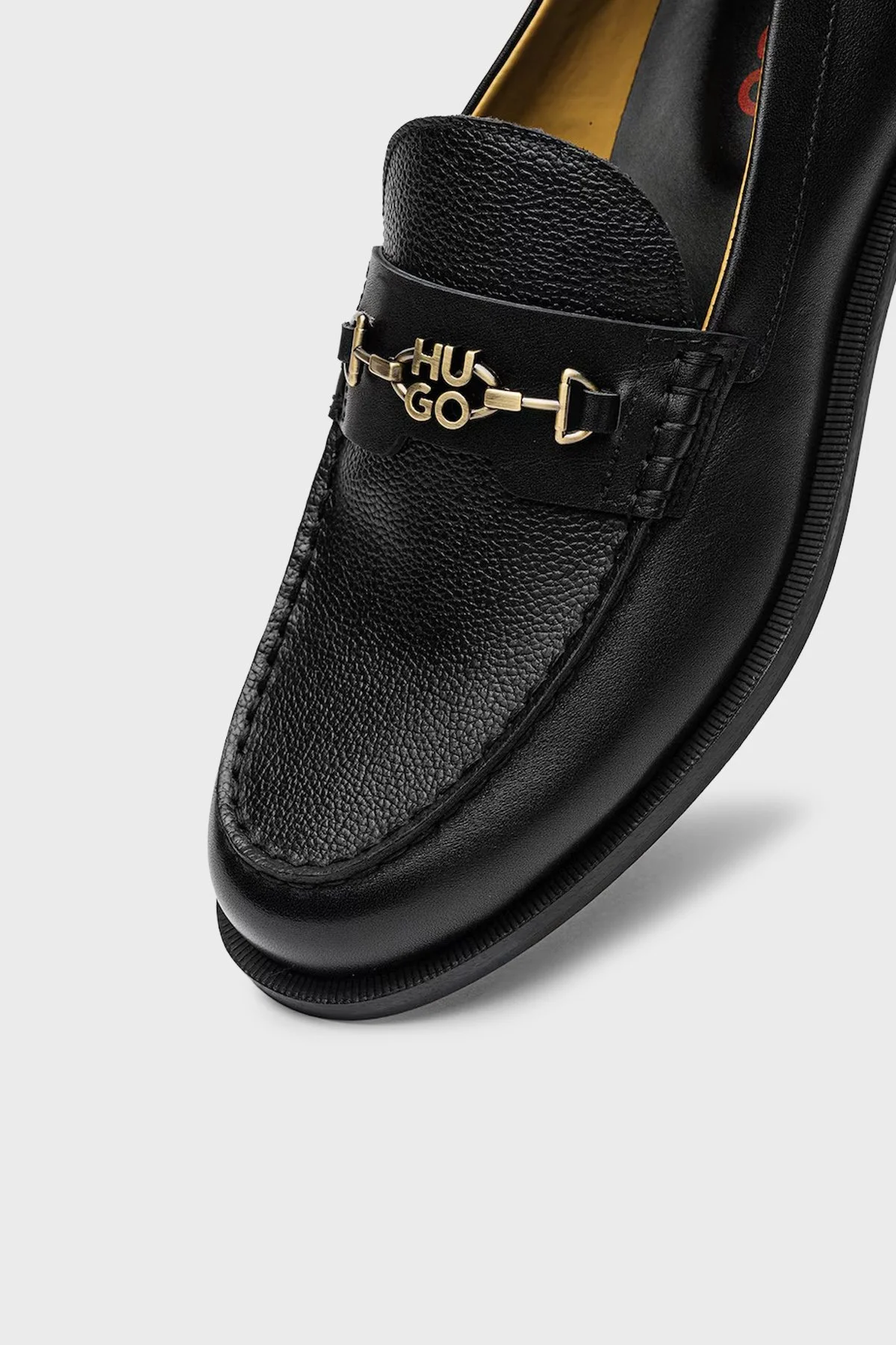 Hugo % 100 Deri Logolu Mokasen Erkek Ayakkabı 50563491 001 SİYAH - 6