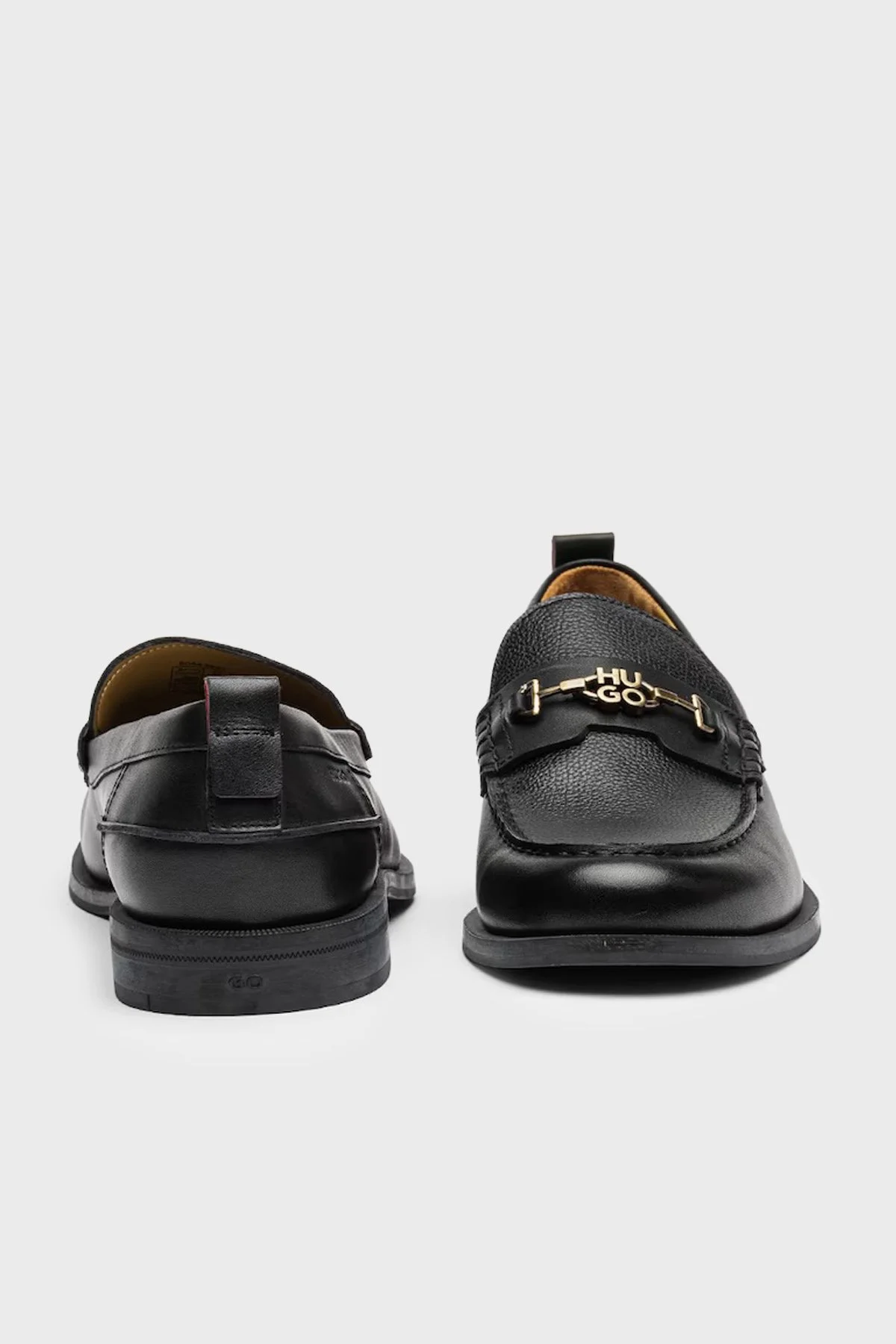 Hugo % 100 Deri Logolu Mokasen Erkek Ayakkabı 50563491 001 SİYAH - 7