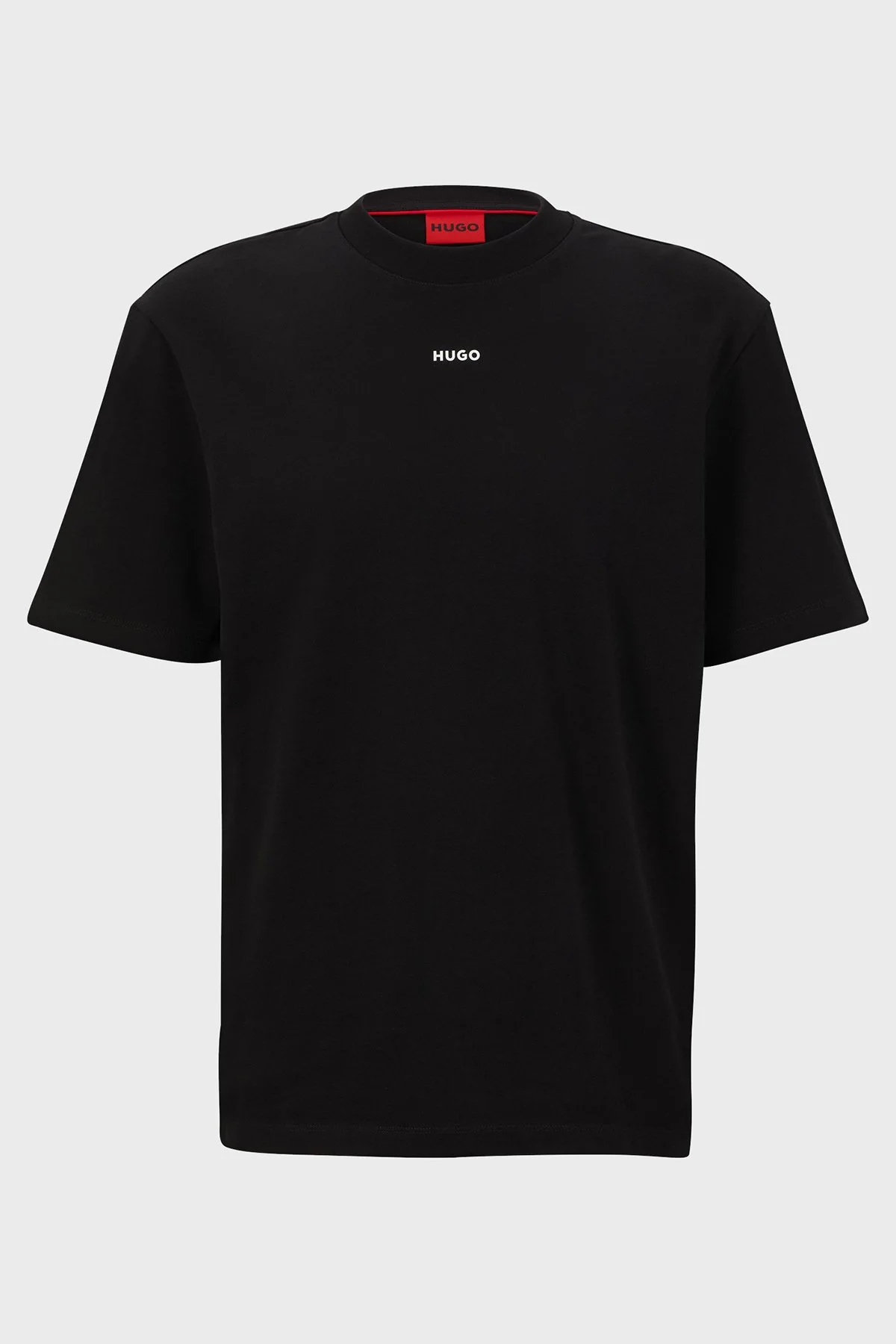 Hugo % 100 Pamuk Bisiklet Yaka Relaxed Fit Erkek T Shirt 50488330 001 SİYAH - 5