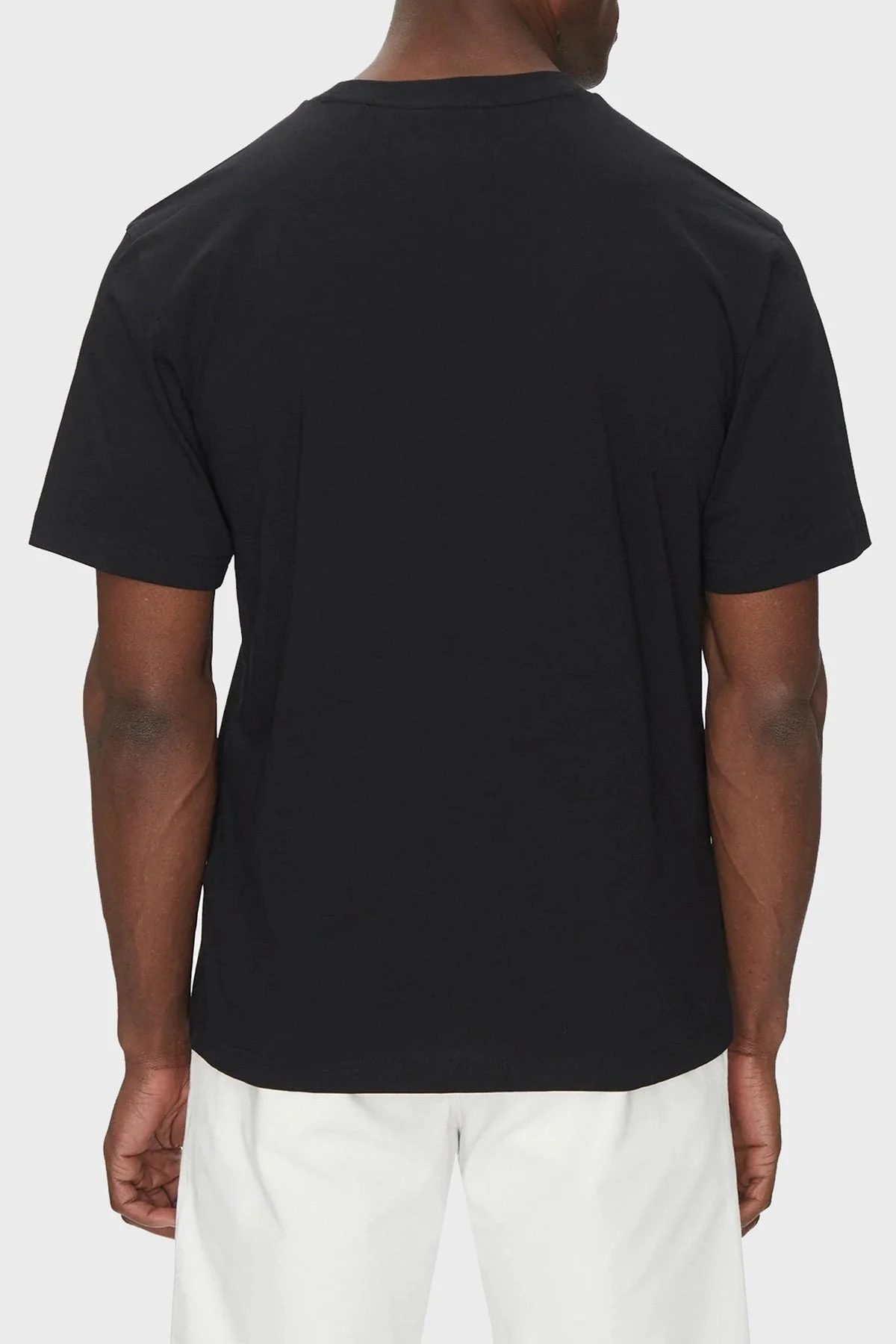 Hugo % 100 Pamuk Logolu Regular Fit Bisiklet Yaka Erkek T Shirt 50538246 001 SİYAH - 3