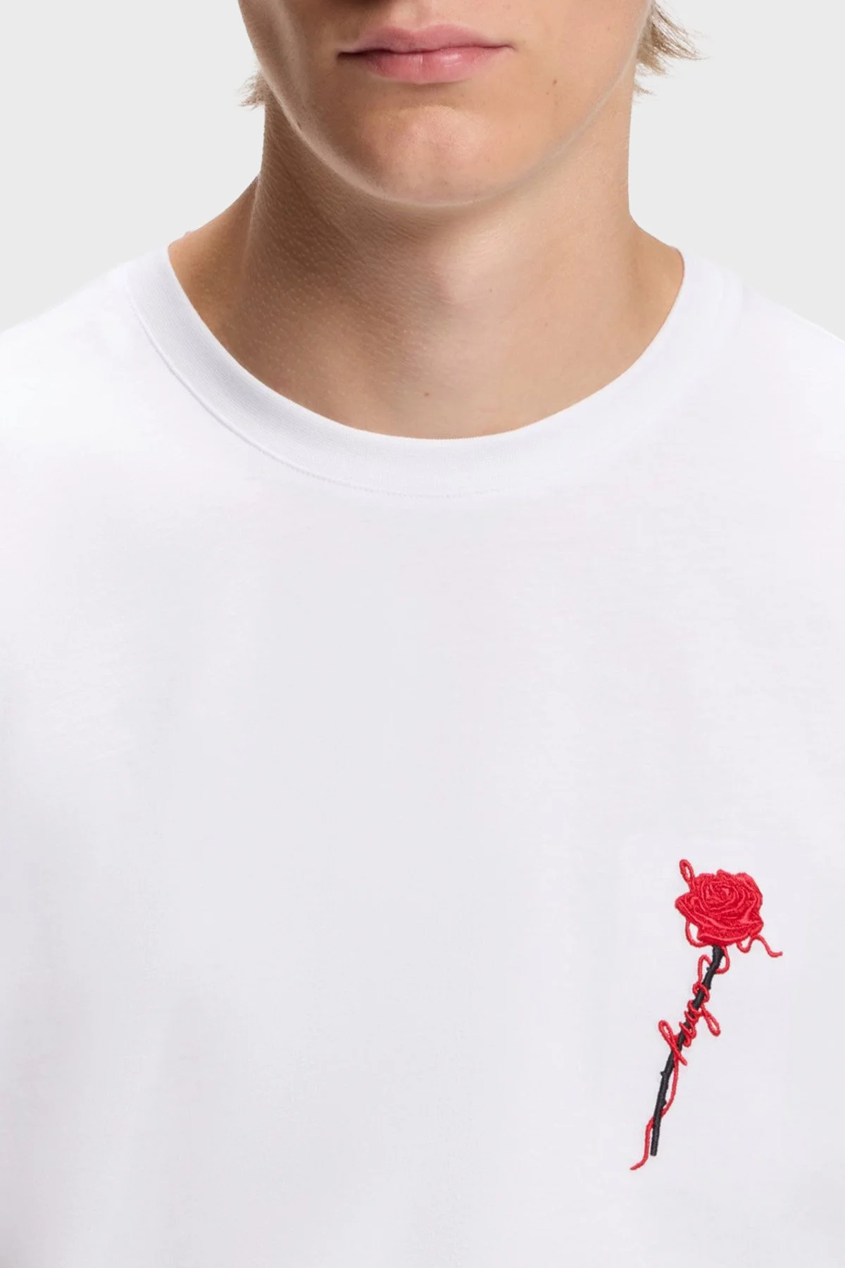Hugo % 100 Pamuk Regular Fit Bisiklet Yaka Erkek T Shirt 50574447 100 Beyaz - 4