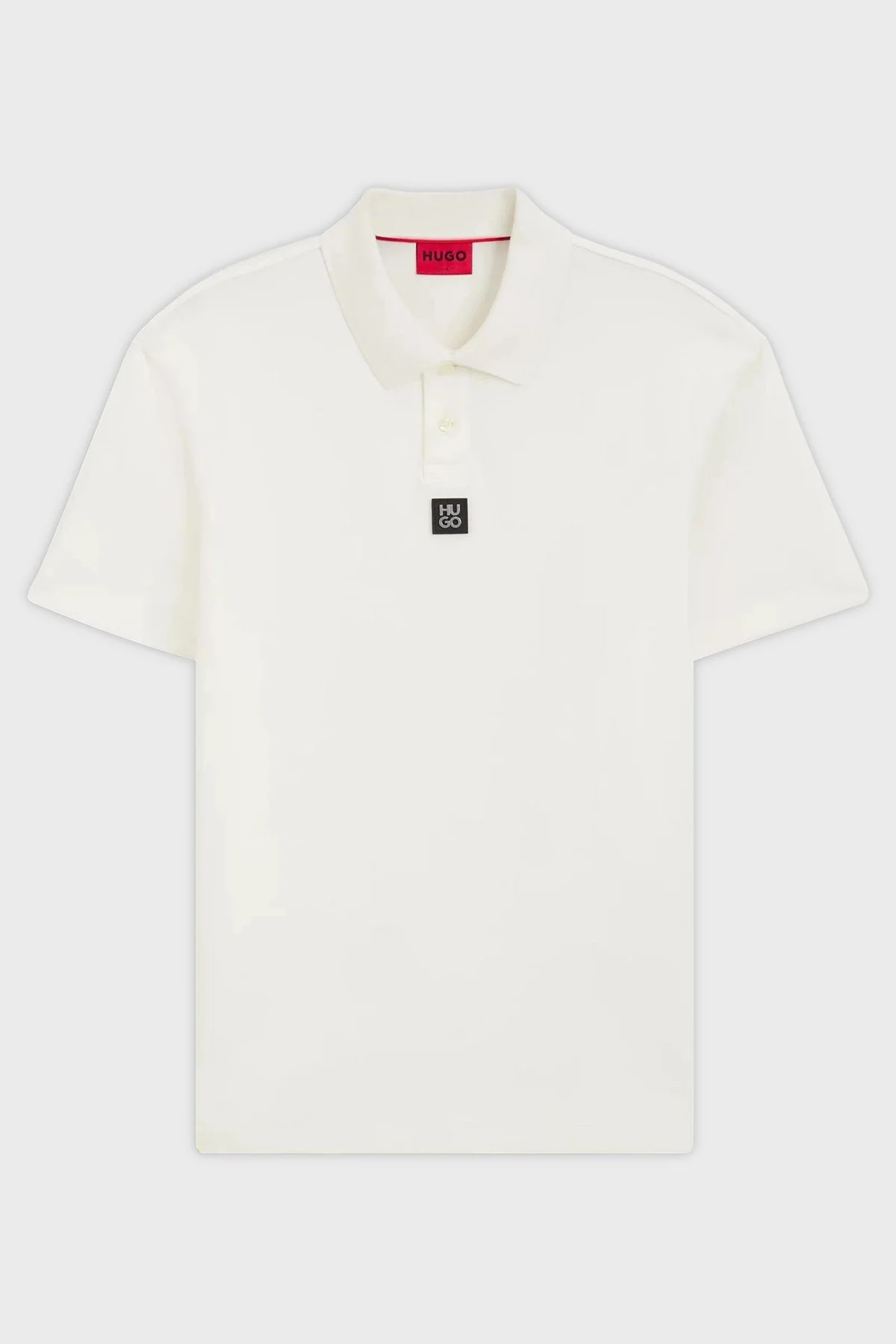 Hugo % 100 Pamuk Regular Fit Düğmeli Erkek Polo 50517638 103 BEYAZ - 4