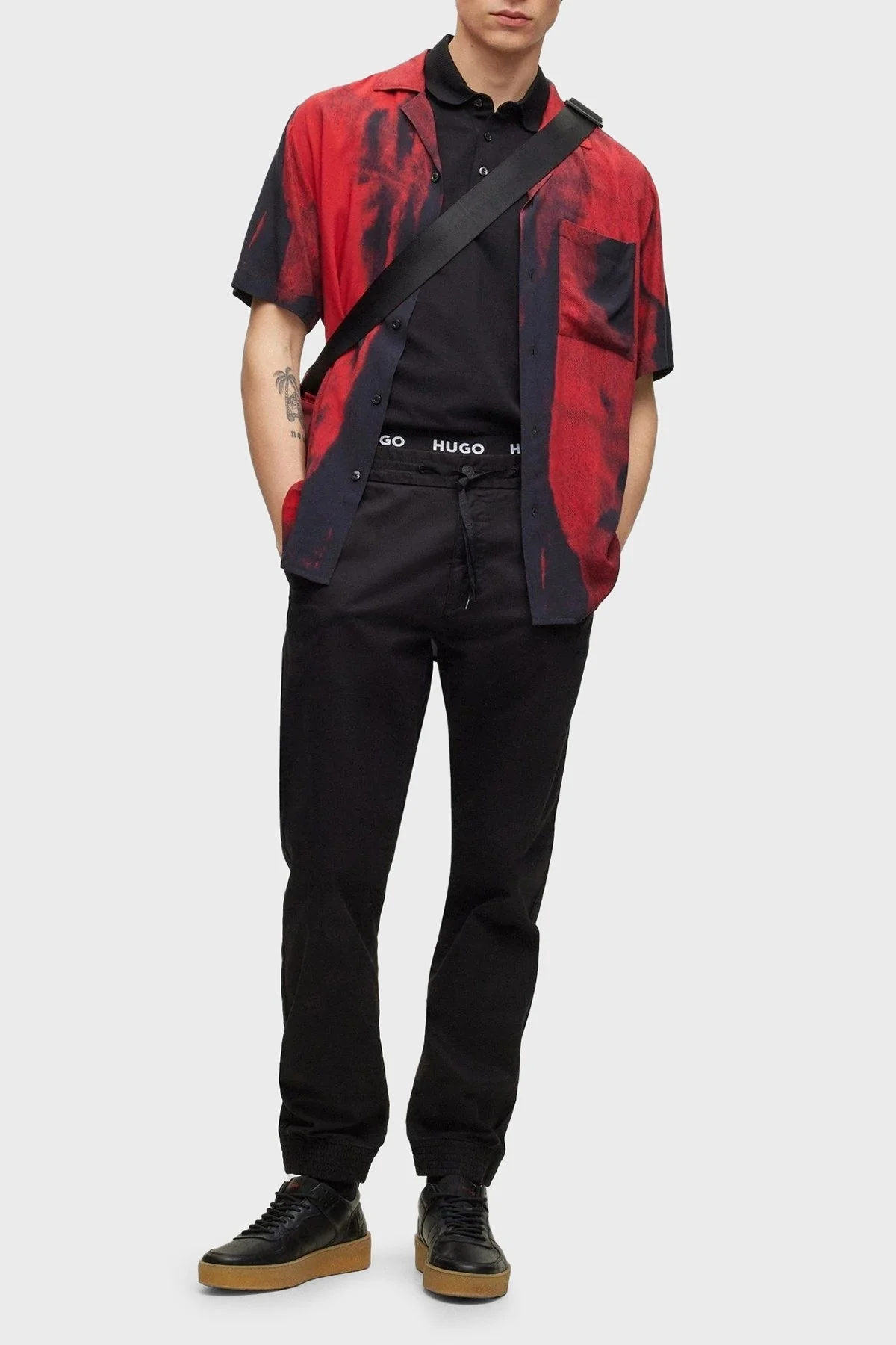 Hugo % 100 Pamuk Regular Fit Düğmeli Erkek Polo Yaka T Shirt 50490770 001 SİYAH - 2