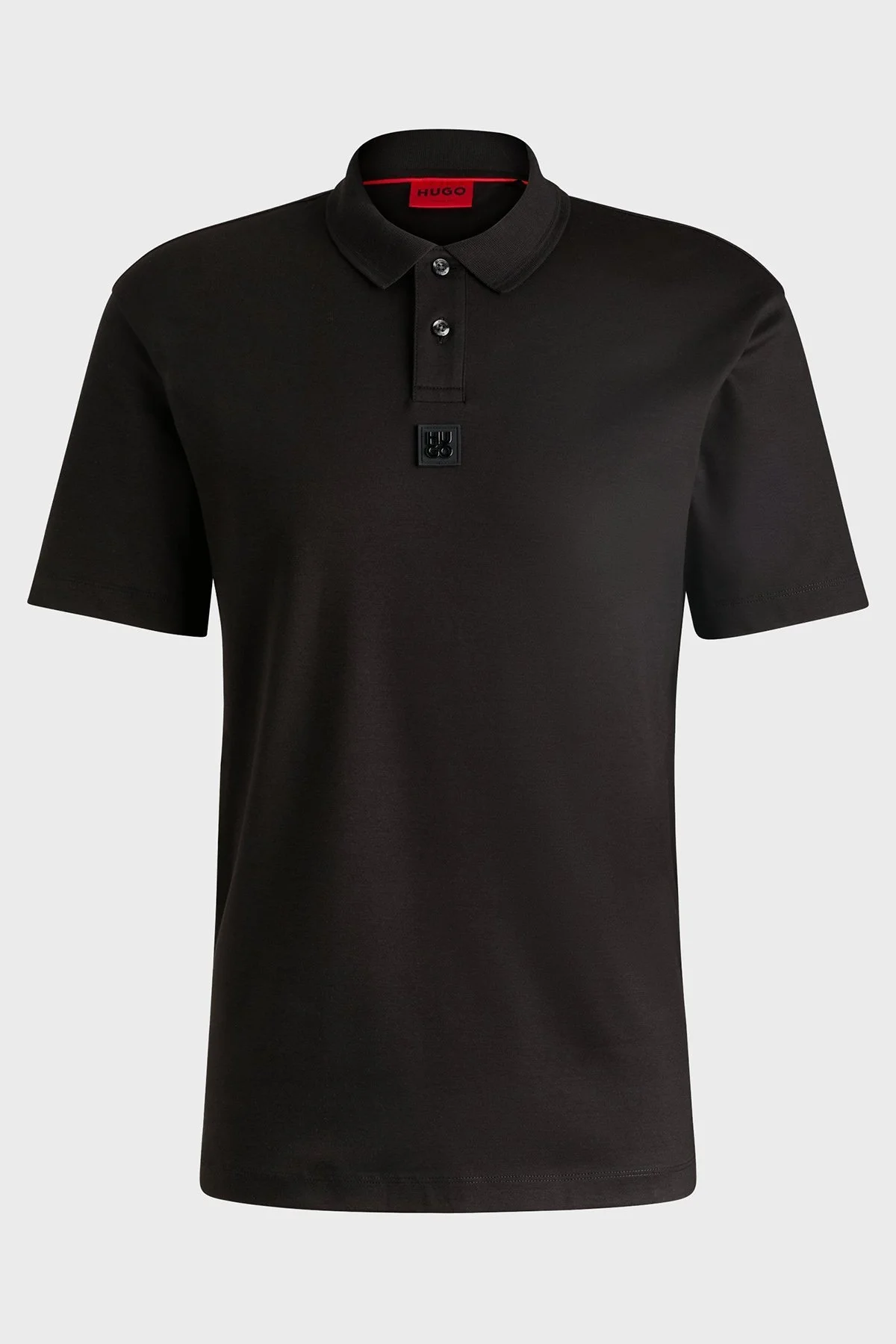 Hugo % 100 Pamuk Regular Fit Düğmeli Erkek Polo Yaka T Shirt 50517638 001 SİYAH - 5