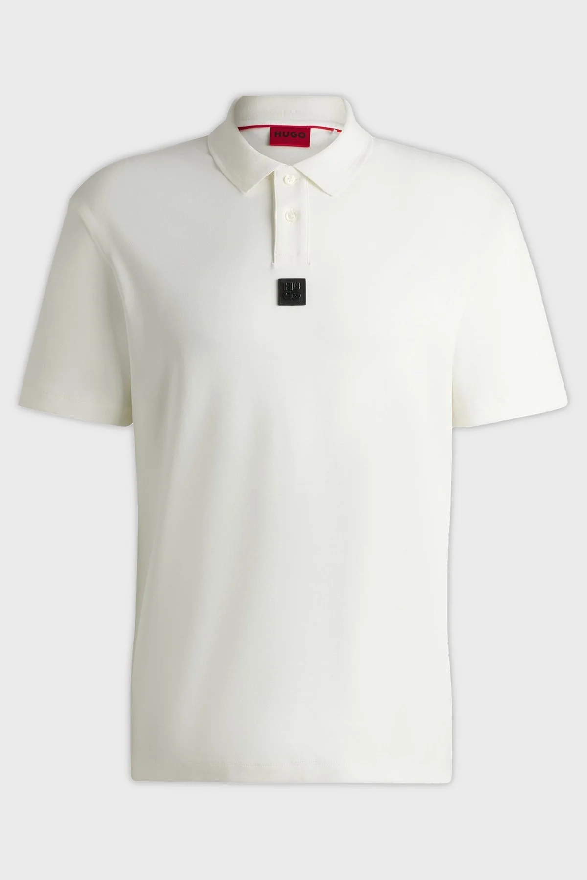 Hugo % 100 Pamuk Regular Fit Düğmeli Erkek Polo Yaka T Shirt 50517638 102 BEYAZ - 5
