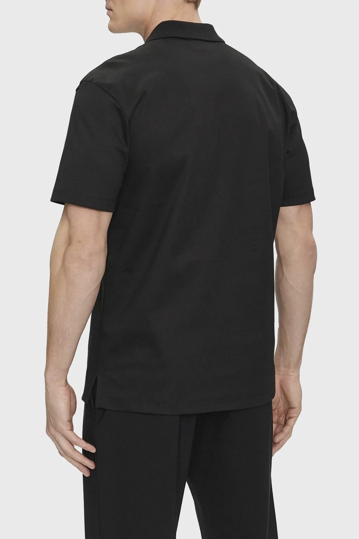 Hugo % 100 Pamuk Regular Fit Erkek Polo Yaka T Shirt 50515269 001 SİYAH - 3