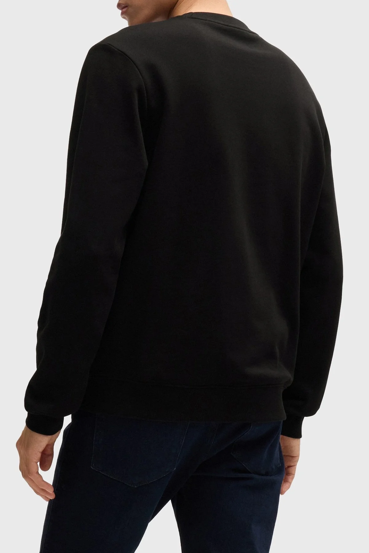 Hugo % 100 Pamuklu Regular Fit Erkek Sweat 50528174 001 SİYAH - 3