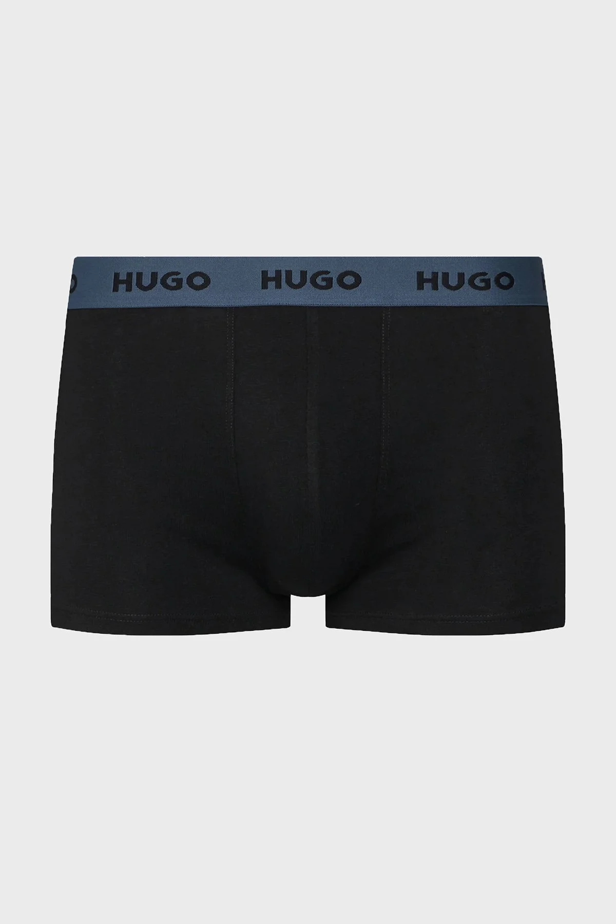 Hugo 3 Pack Logo Baskılı Erkek Boxer 50532550 466 Lacivert - 5