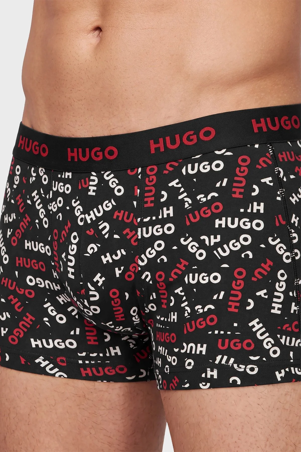 Hugo 3 Pack Logo Baskılı Erkek Boxer 50532550 649 Siyah - 4
