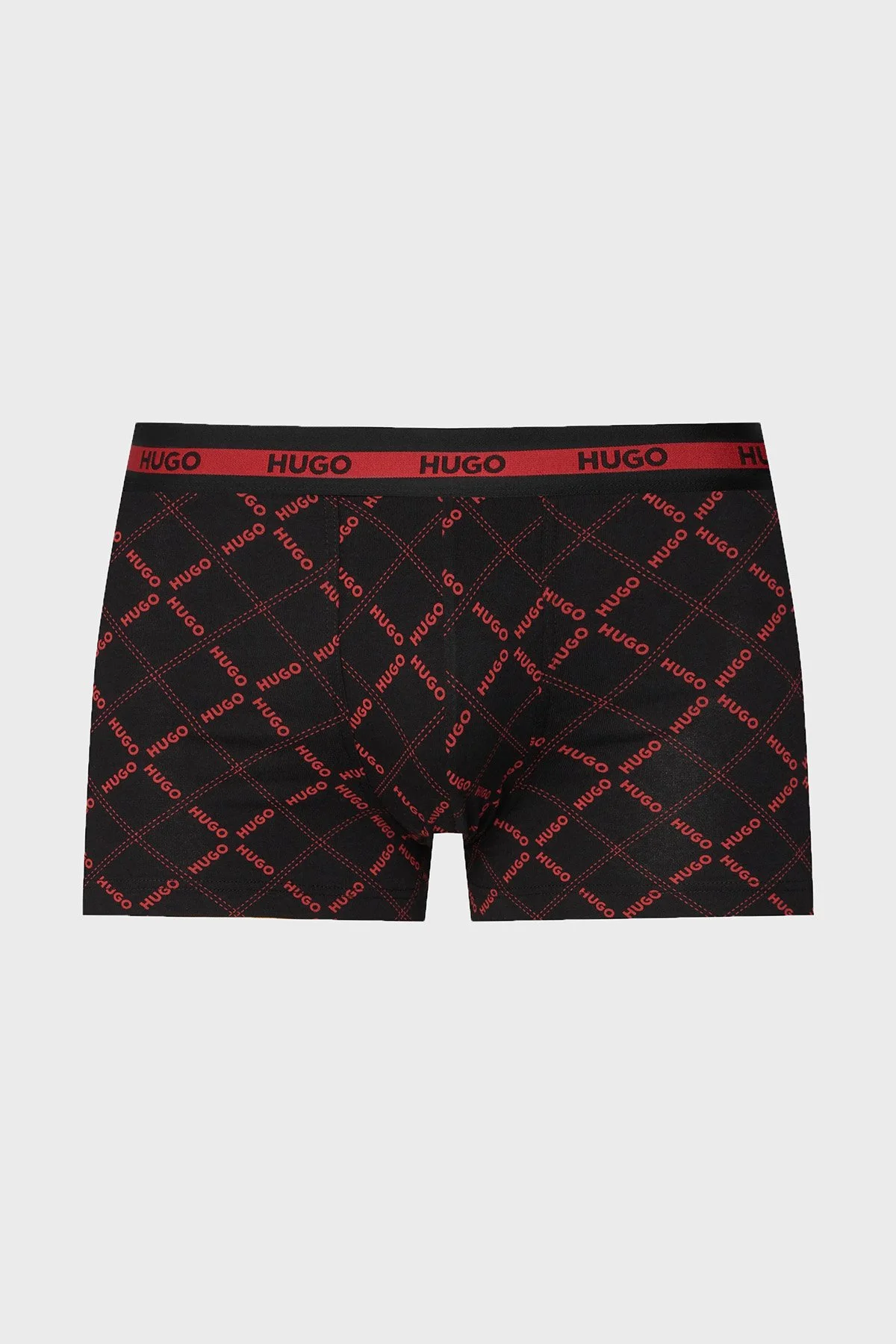 Hugo 3 Pack Logolu Erkek Boxer 50545668 997 Siyah - 5