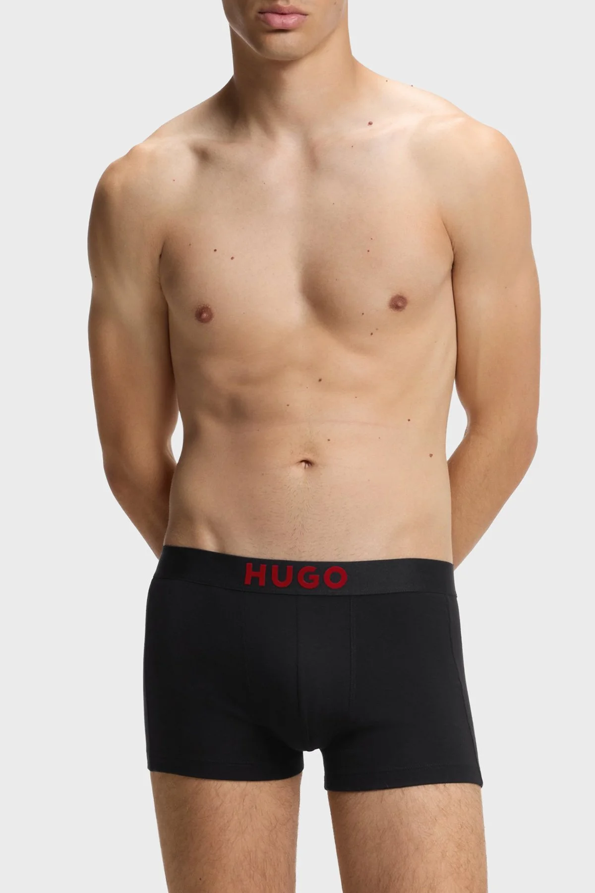 Hugo 3 Pack Logolu Erkek Boxer 50570931 962 Siyah - 3